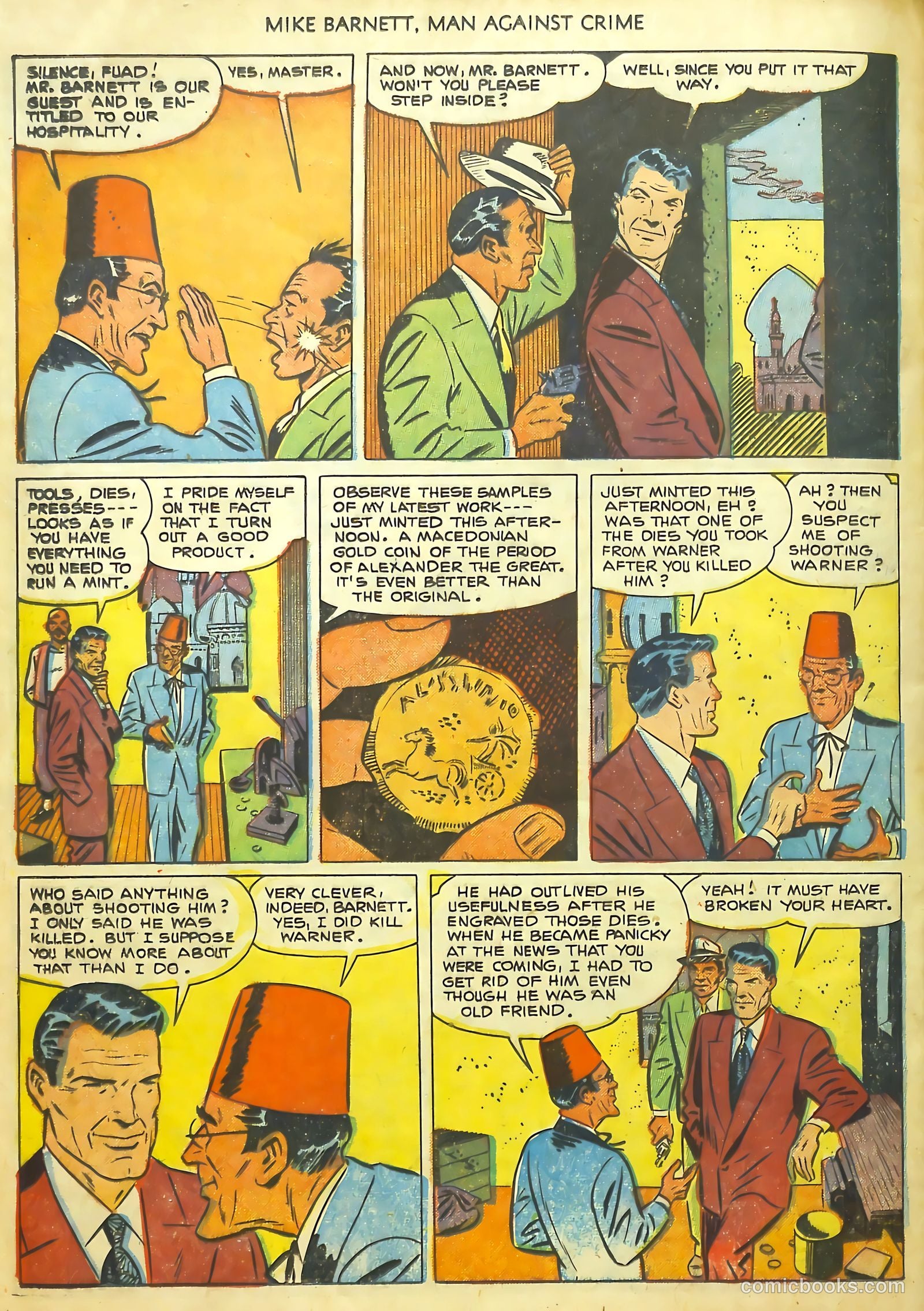 Mike Barnett, Man Against Crime #1 — page 24 of 36