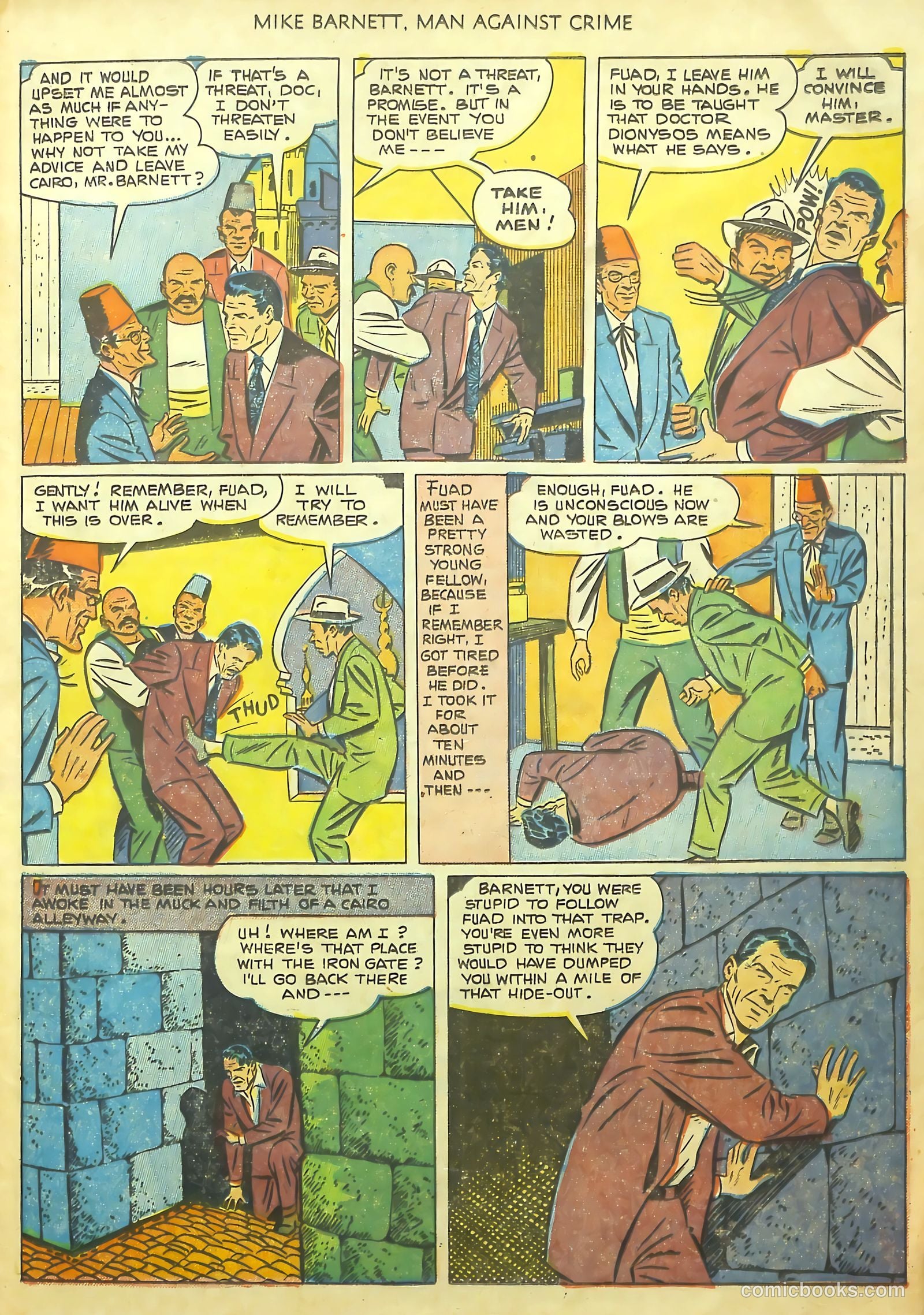 Mike Barnett, Man Against Crime #1 — page 25 of 36