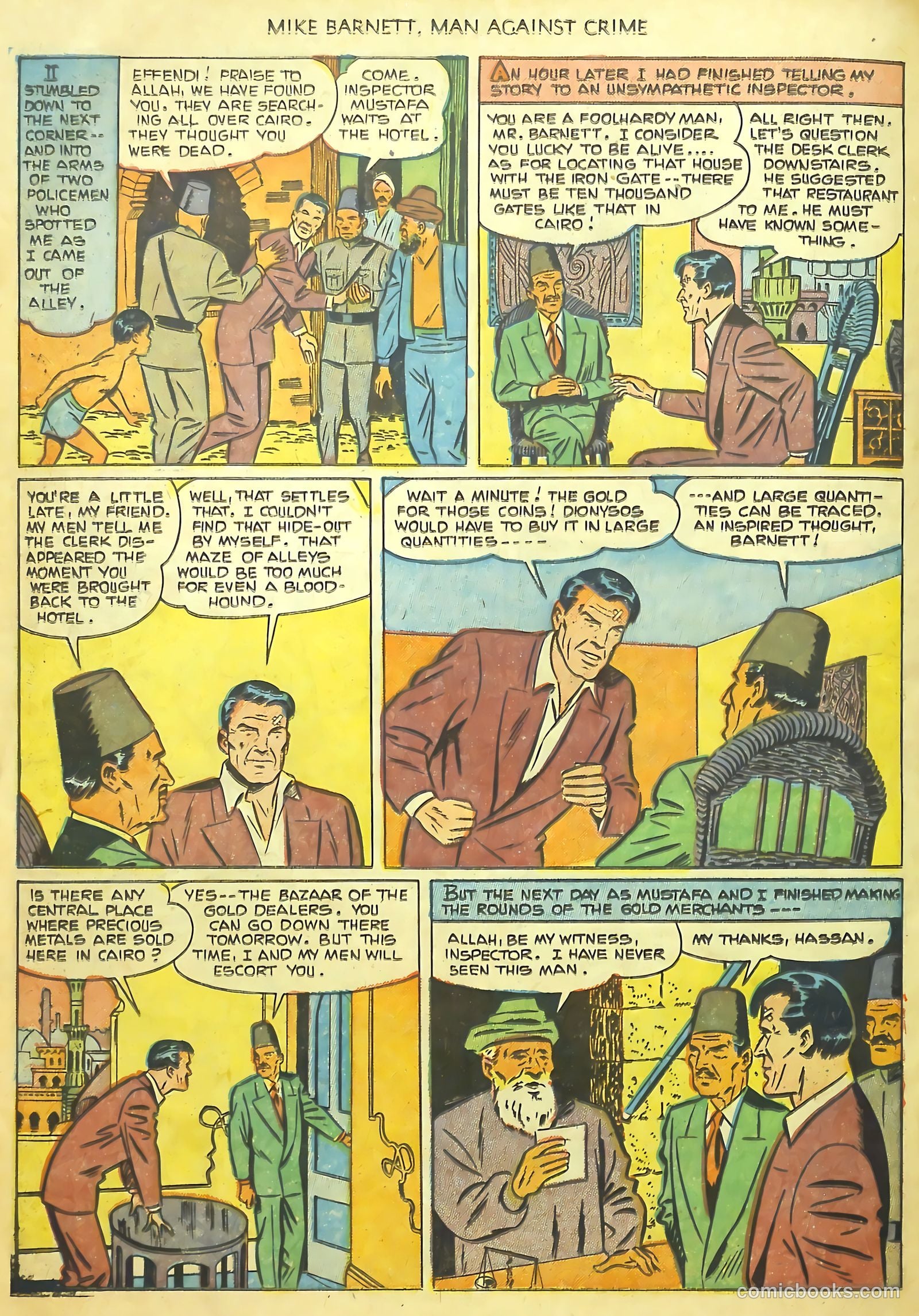 Mike Barnett, Man Against Crime #1 — page 26 of 36
