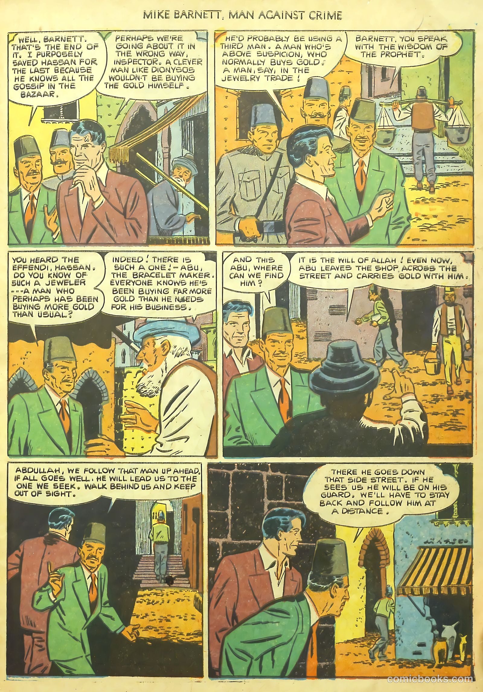 Mike Barnett, Man Against Crime #1 — page 27 of 36