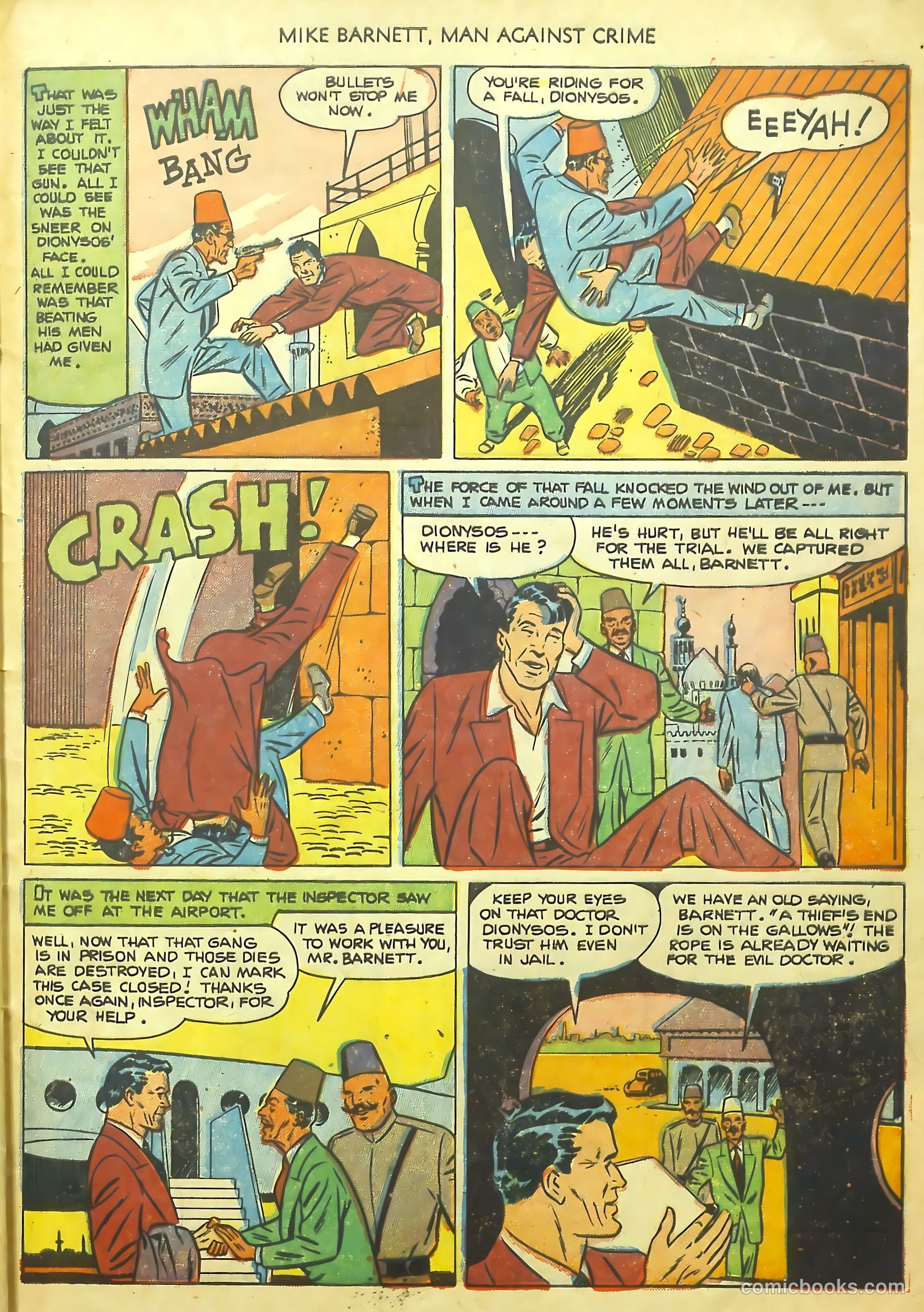 Mike Barnett, Man Against Crime #1 — page 29 of 36
