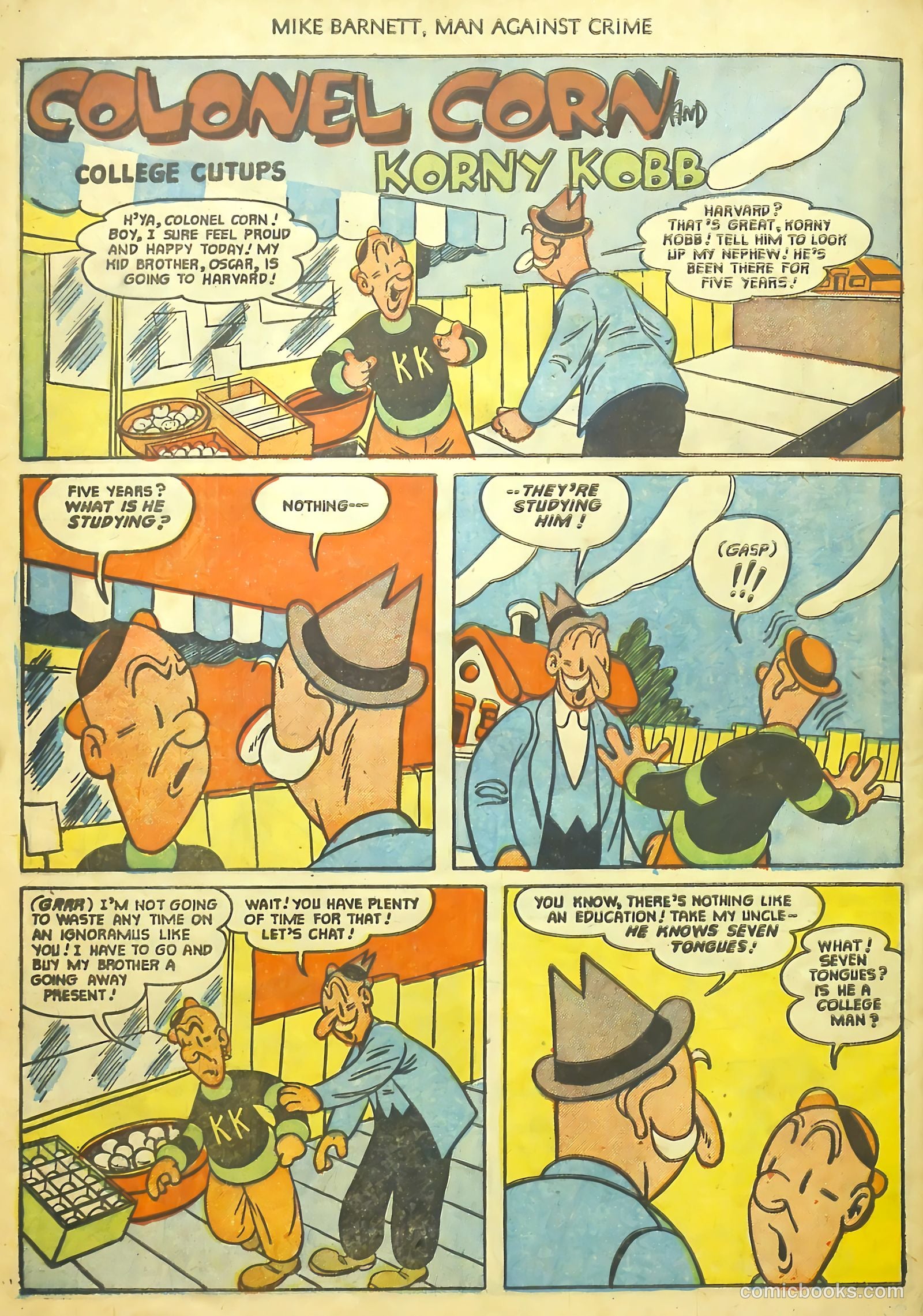 Mike Barnett, Man Against Crime #1 — page 30 of 36