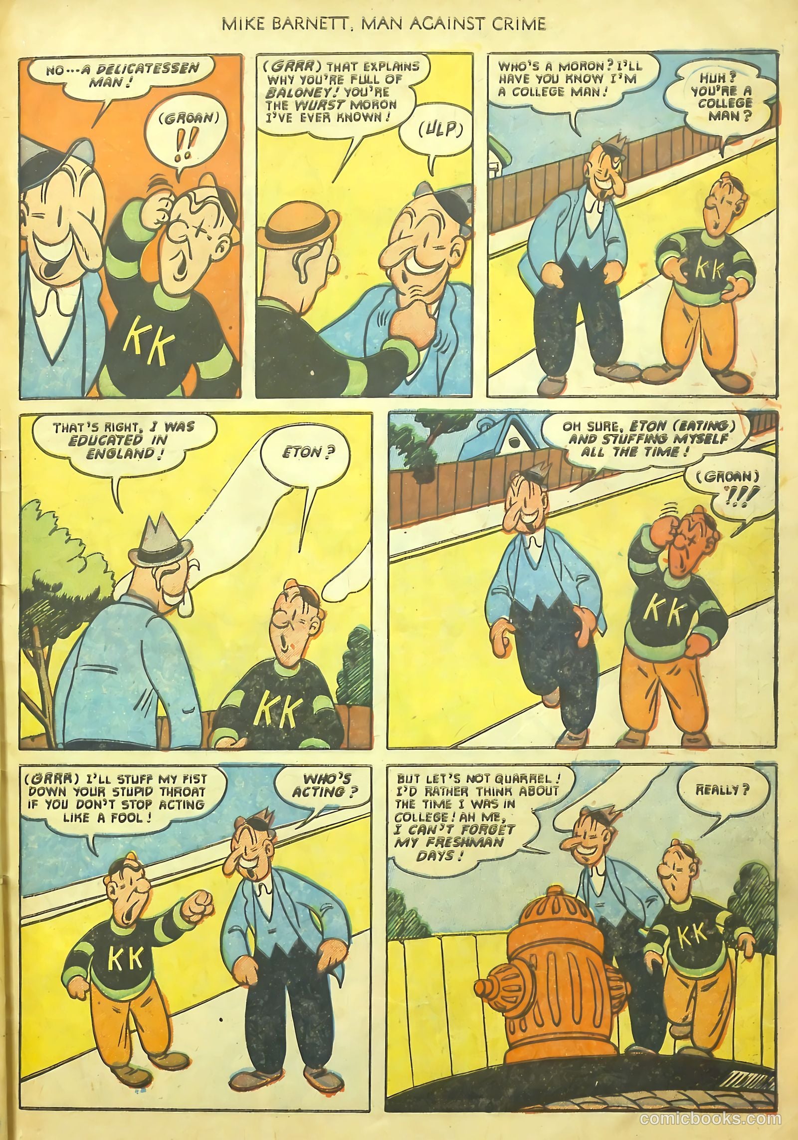 Mike Barnett, Man Against Crime #1 — page 31 of 36