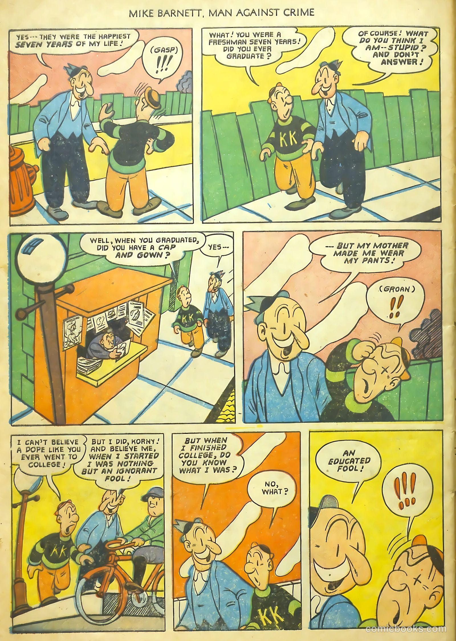 Mike Barnett, Man Against Crime #1 — page 32 of 36