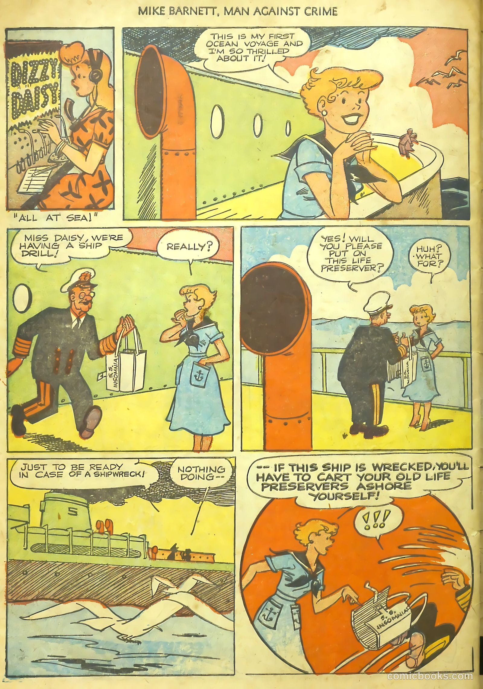 Mike Barnett, Man Against Crime #1 — page 34 of 36