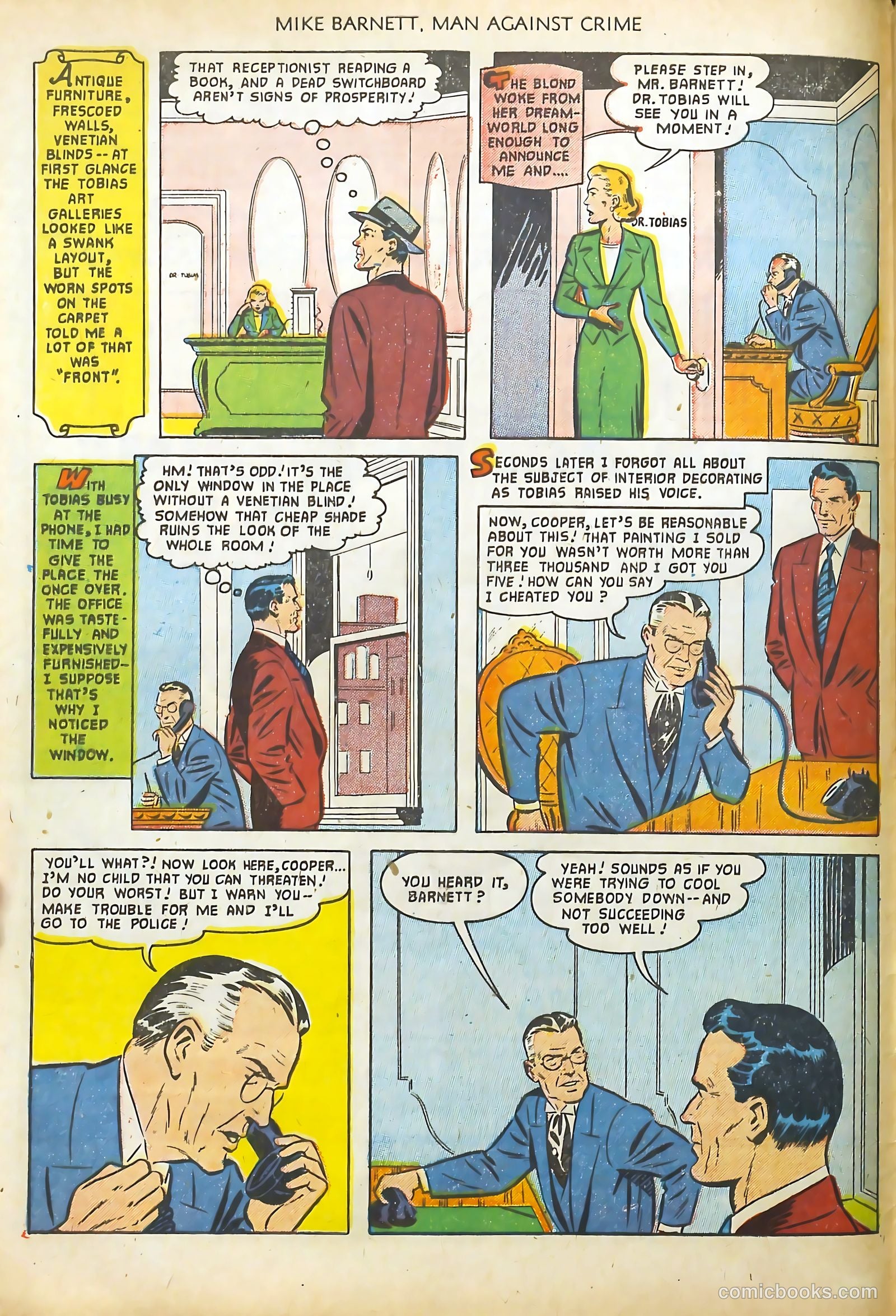 Mike Barnett, Man Against Crime #2 — page 4 of 36