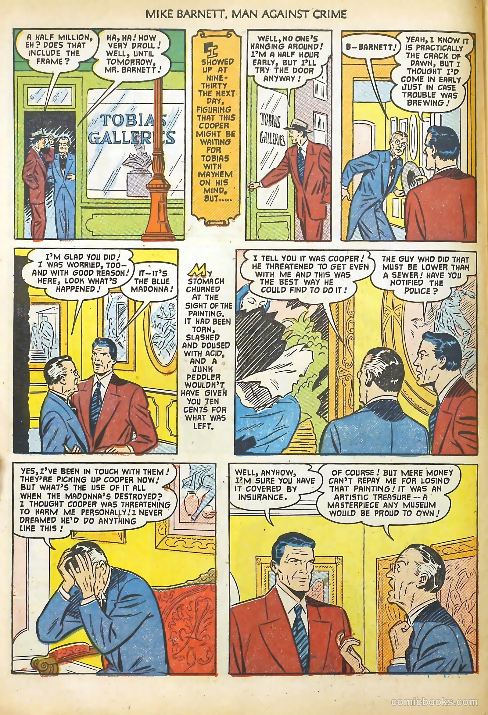 Mike Barnett, Man Against Crime #2 — page 6 of 36