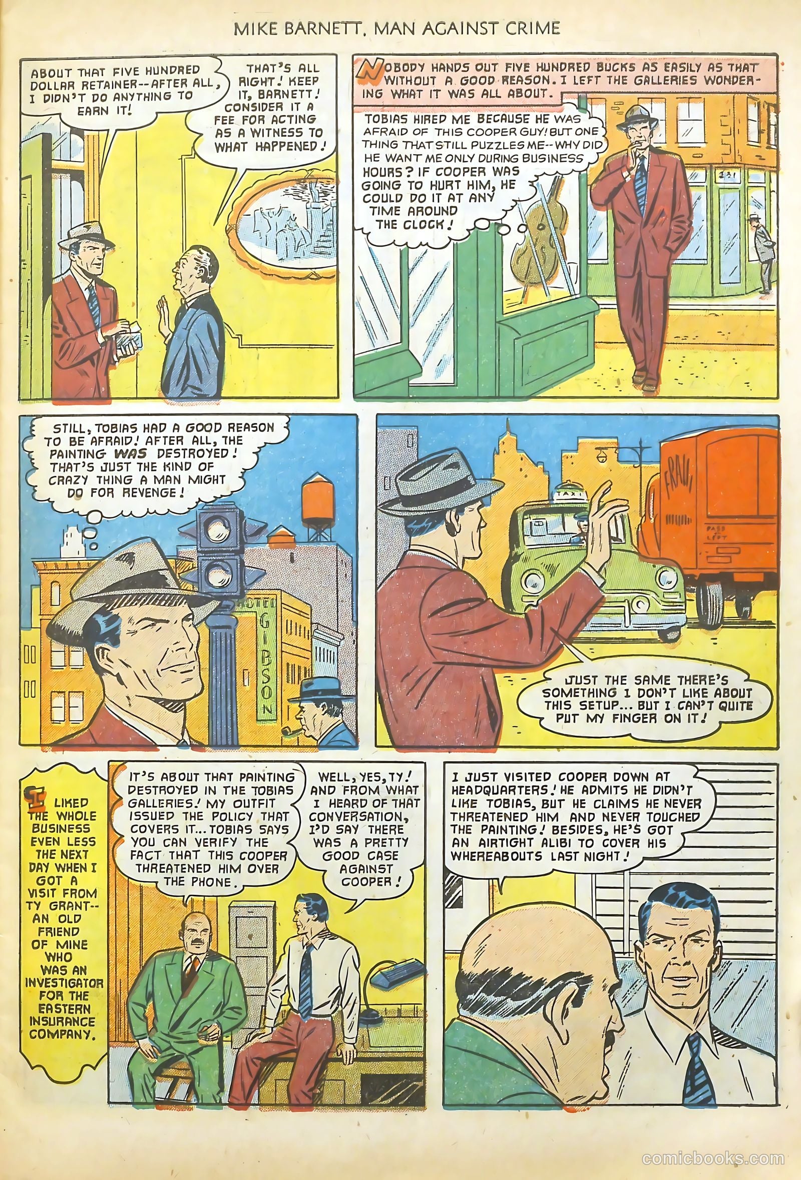 Mike Barnett, Man Against Crime #2 — page 7 of 36