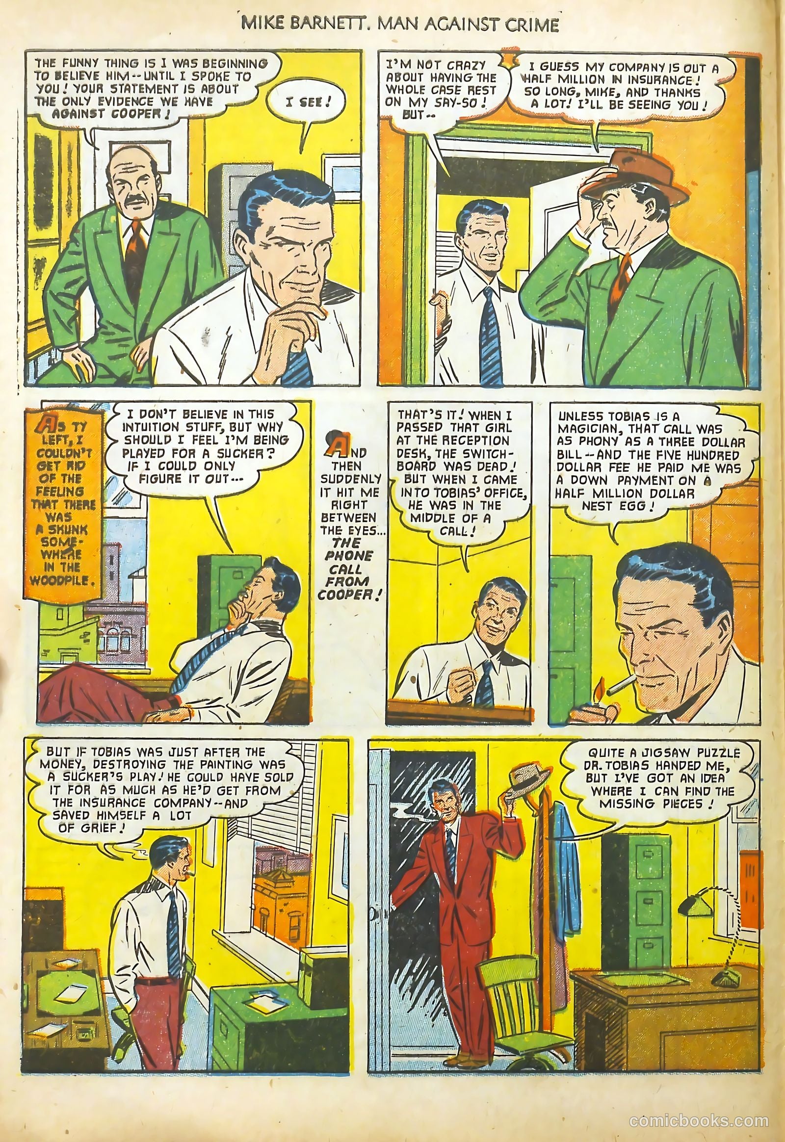 Mike Barnett, Man Against Crime #2 — page 8 of 36