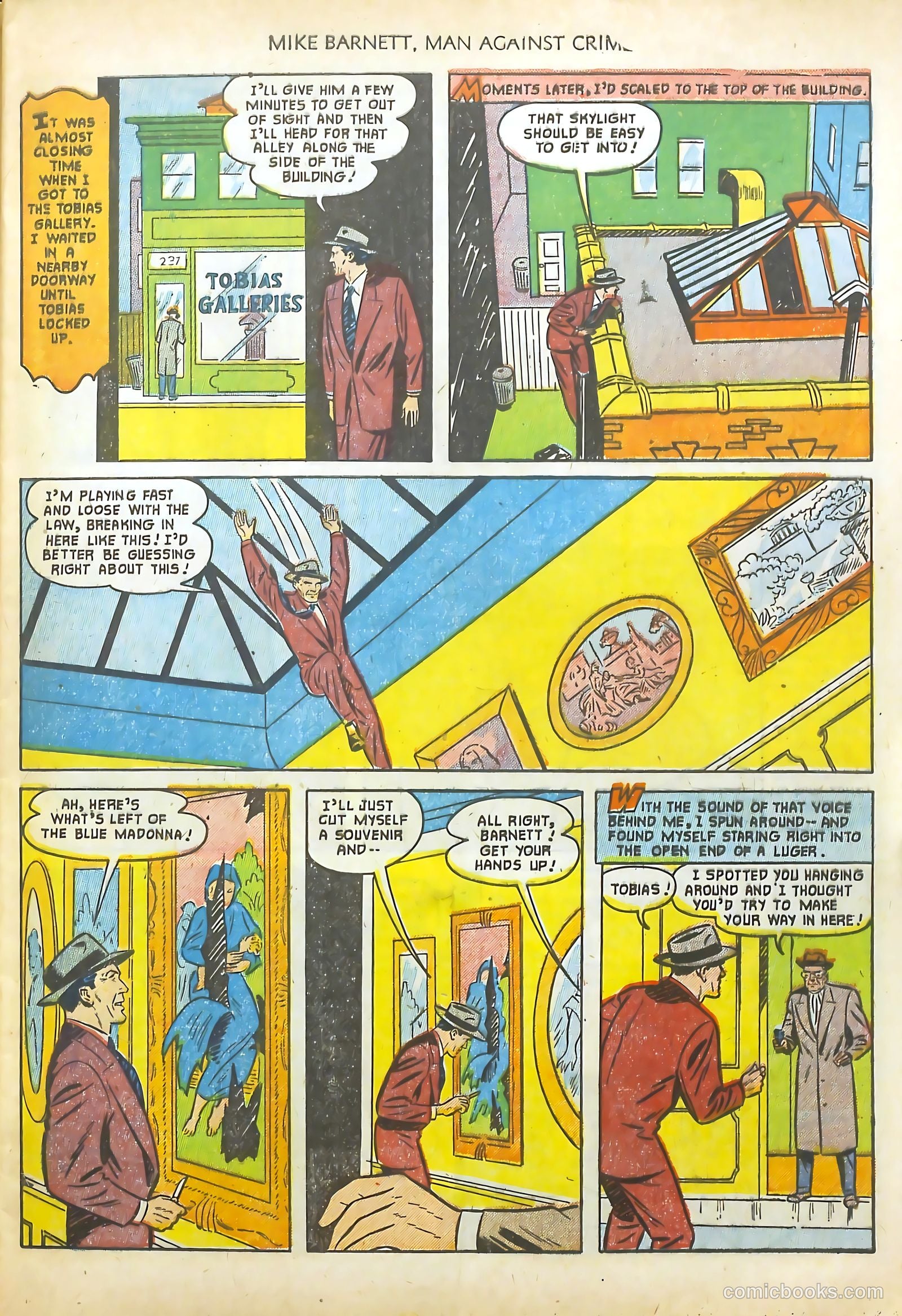 Mike Barnett, Man Against Crime #2 — page 9 of 36