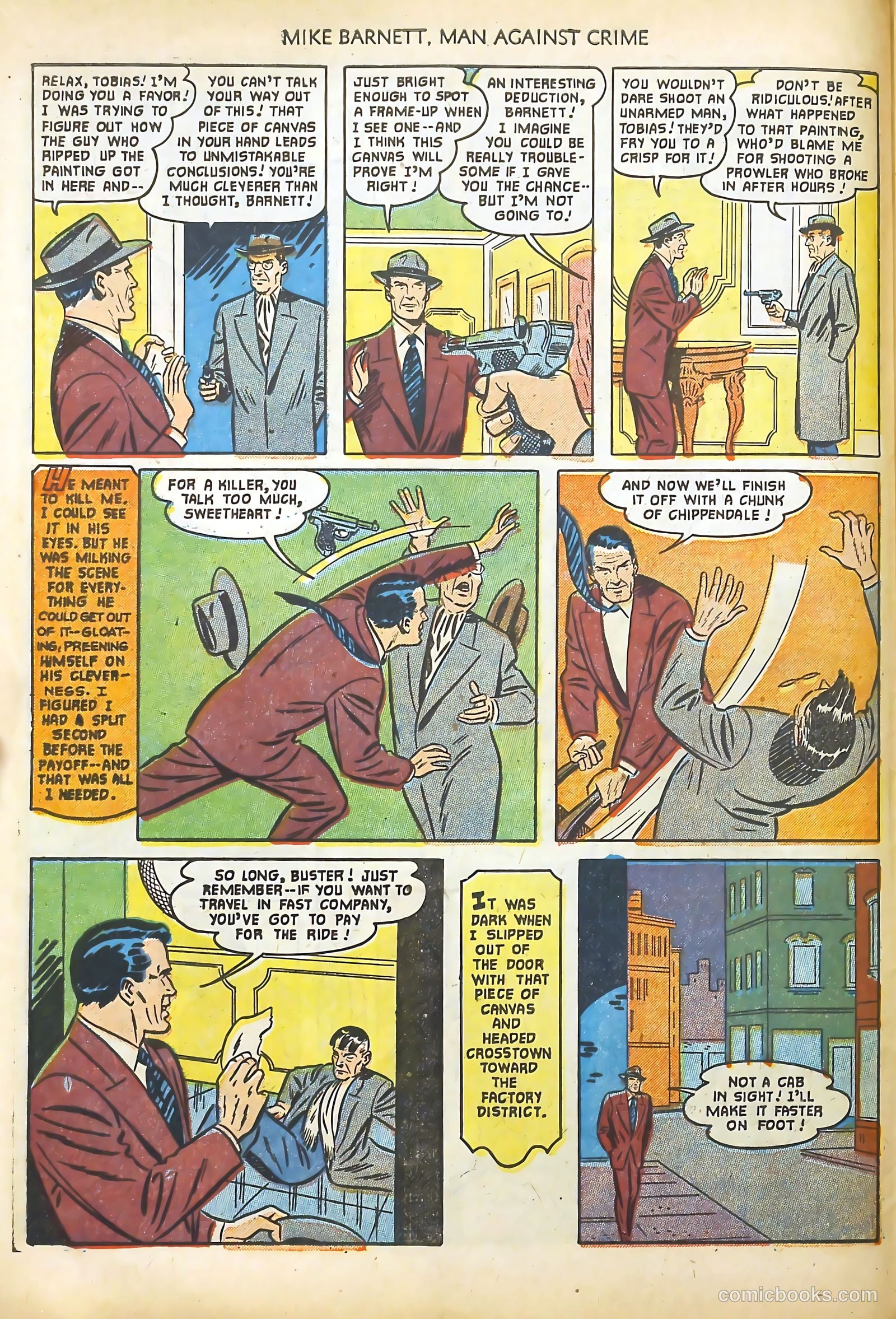 Mike Barnett, Man Against Crime #2 — page 10 of 36