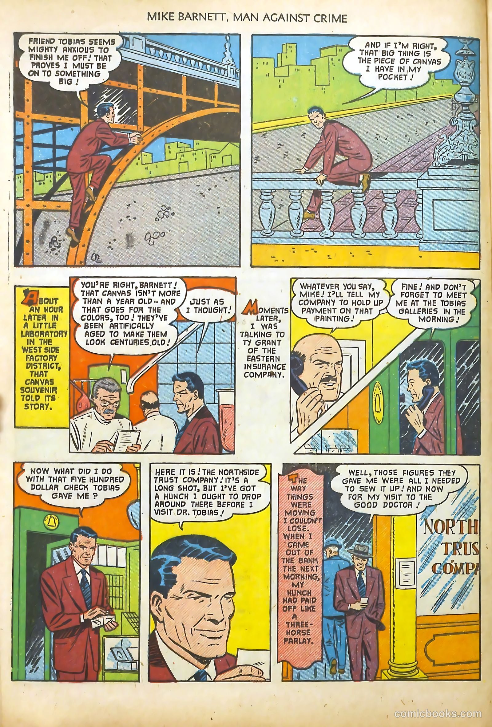 Mike Barnett, Man Against Crime #2 — page 12 of 36