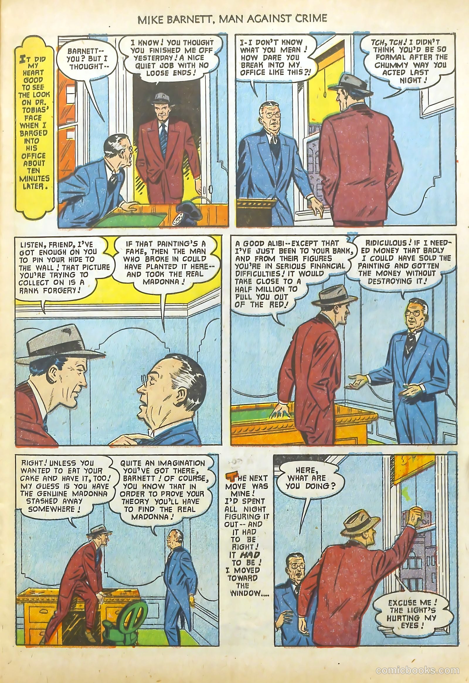Mike Barnett, Man Against Crime #2 — page 13 of 36