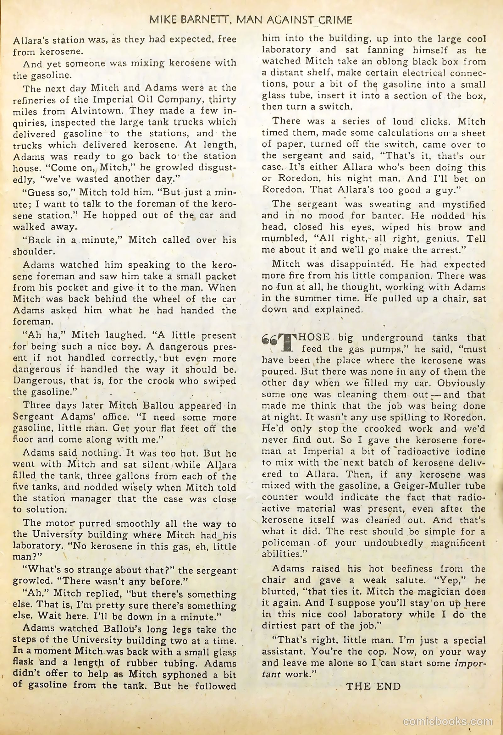 Mike Barnett, Man Against Crime #2 — page 17 of 36