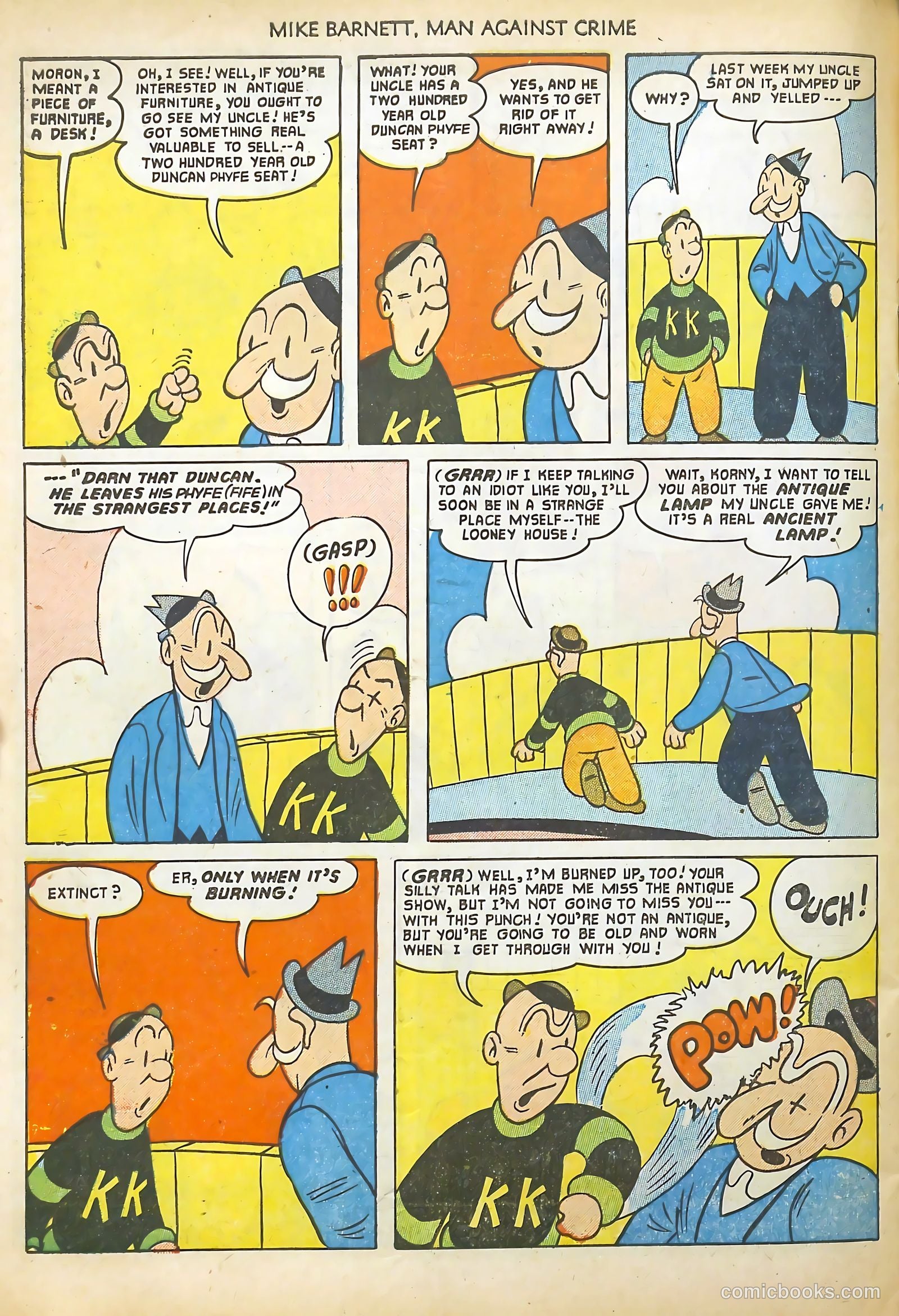 Mike Barnett, Man Against Crime #2 — page 34 of 36
