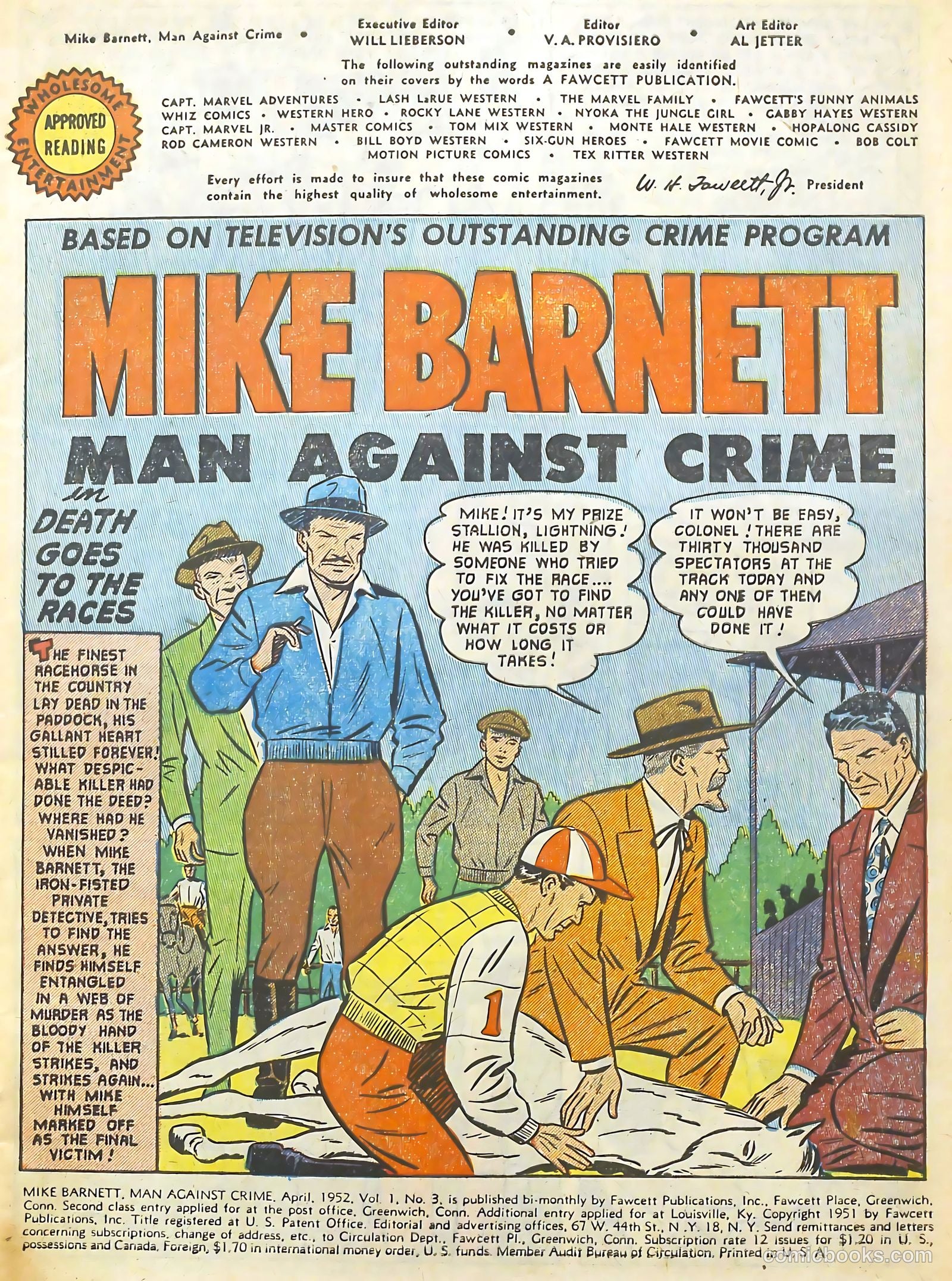 Mike Barnett, Man Against Crime #3 — page 3 of 36