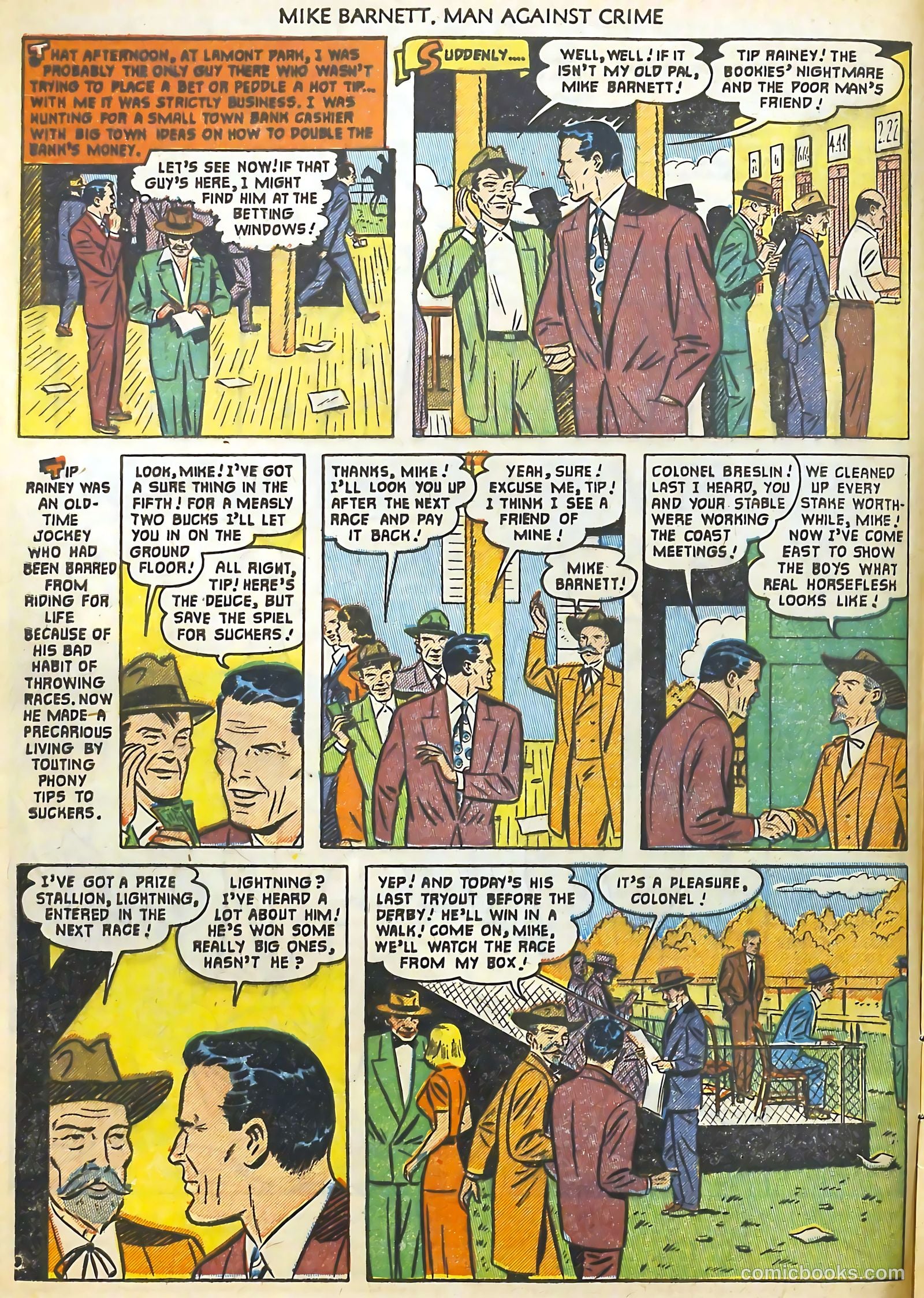 Mike Barnett, Man Against Crime #3 — page 4 of 36
