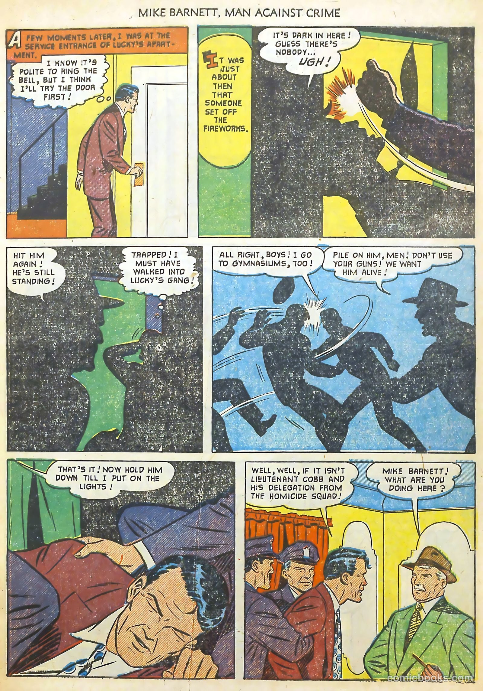 Mike Barnett, Man Against Crime #3 — page 7 of 36
