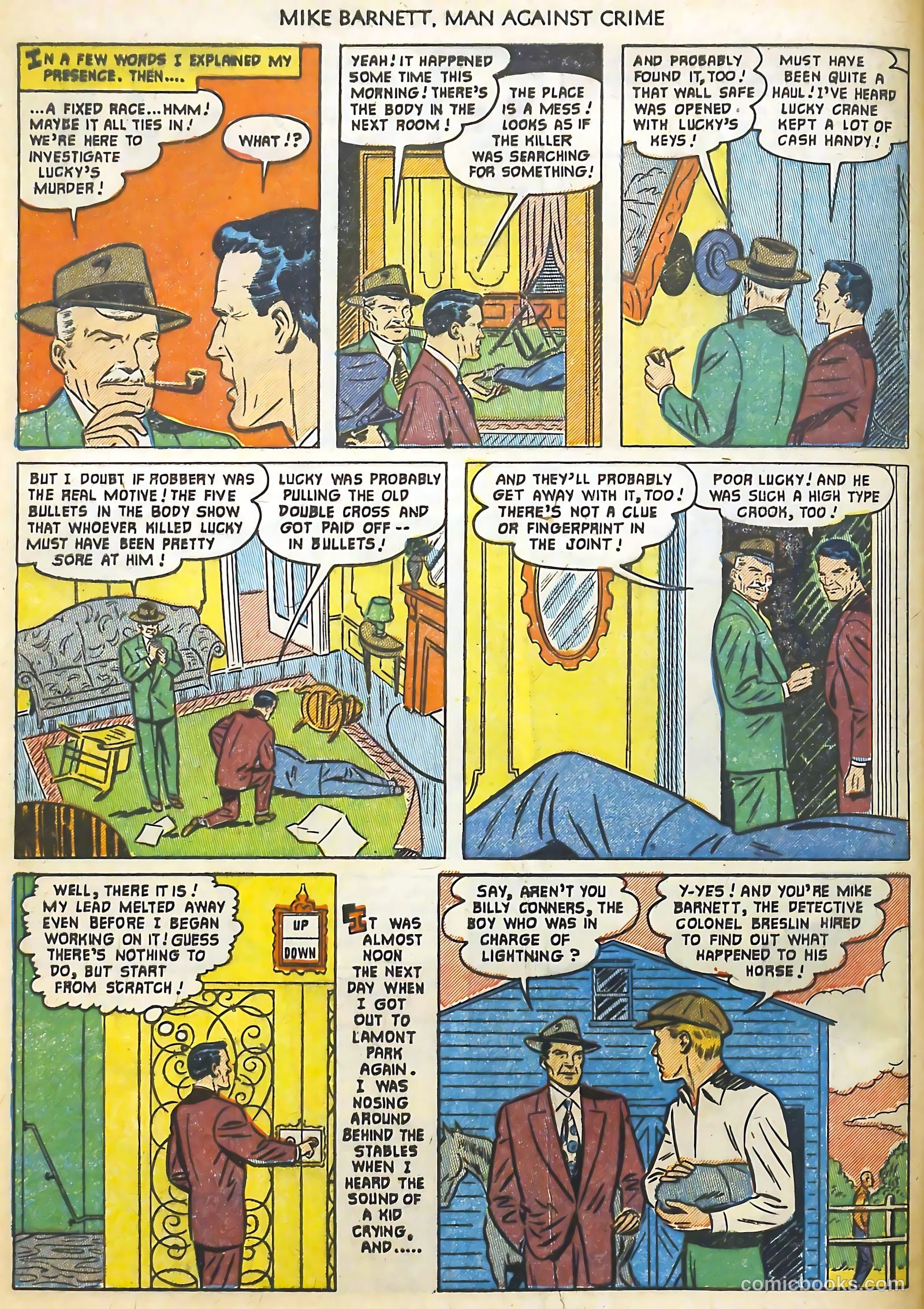 Mike Barnett, Man Against Crime #3 — page 8 of 36