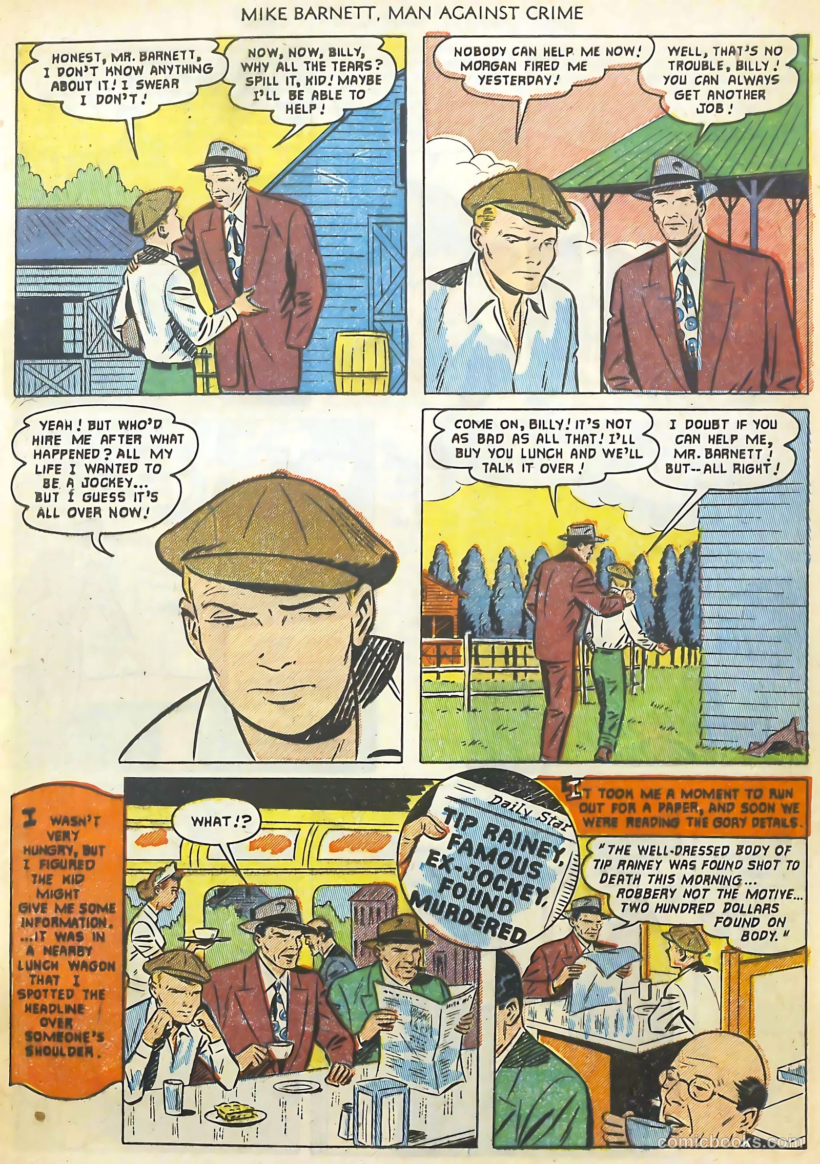 Mike Barnett, Man Against Crime #3 — page 9 of 36