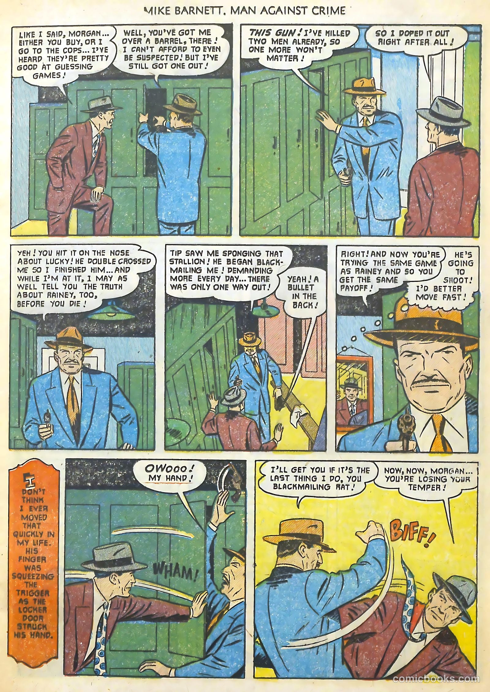 Mike Barnett, Man Against Crime #3 — page 13 of 36