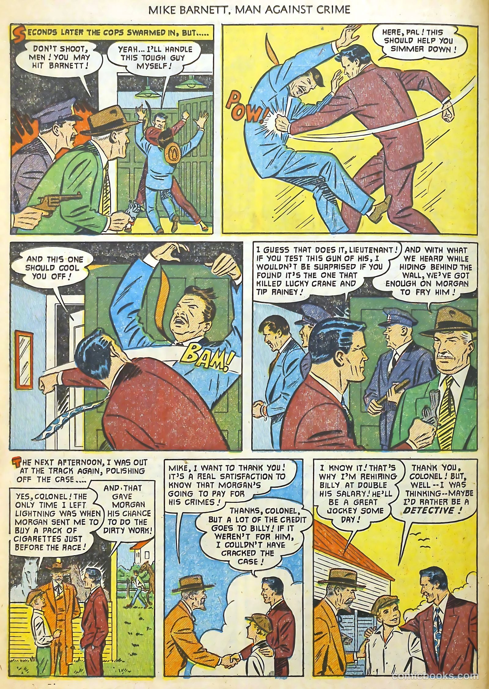 Mike Barnett, Man Against Crime #3 — page 14 of 36