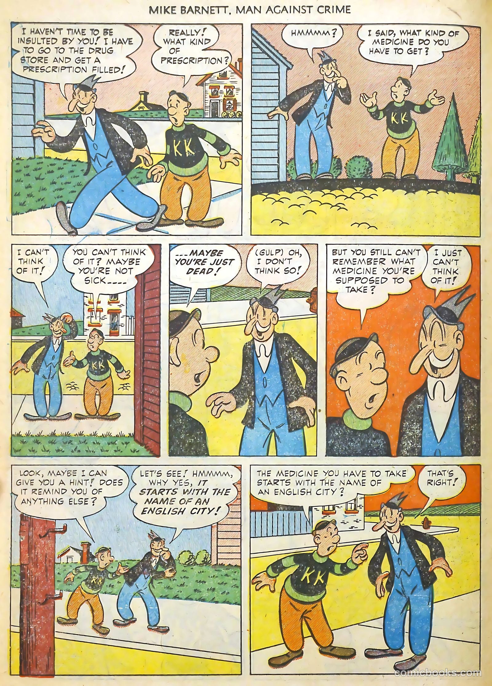 Mike Barnett, Man Against Crime #3 — page 18 of 36