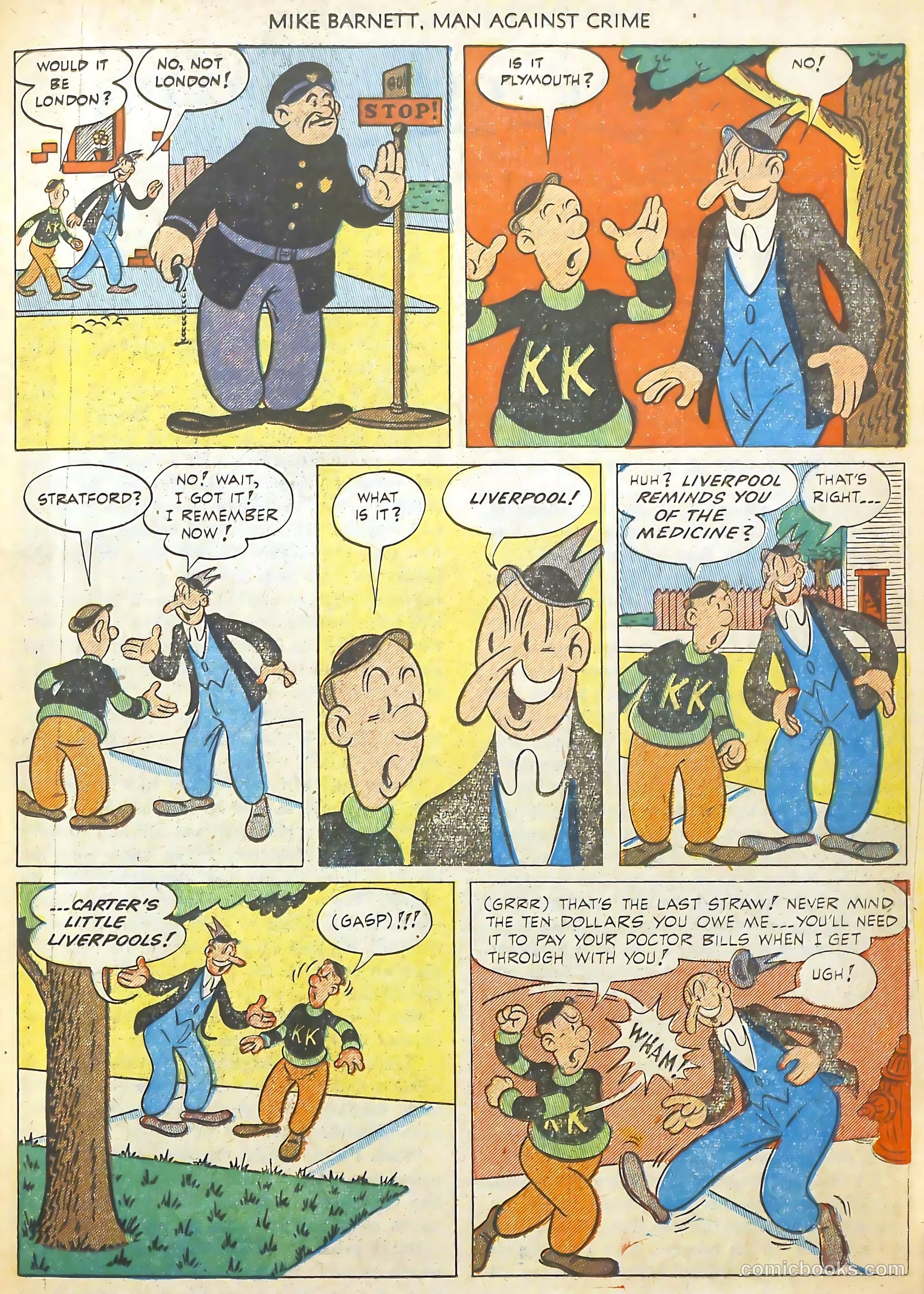 Mike Barnett, Man Against Crime #3 — page 19 of 36