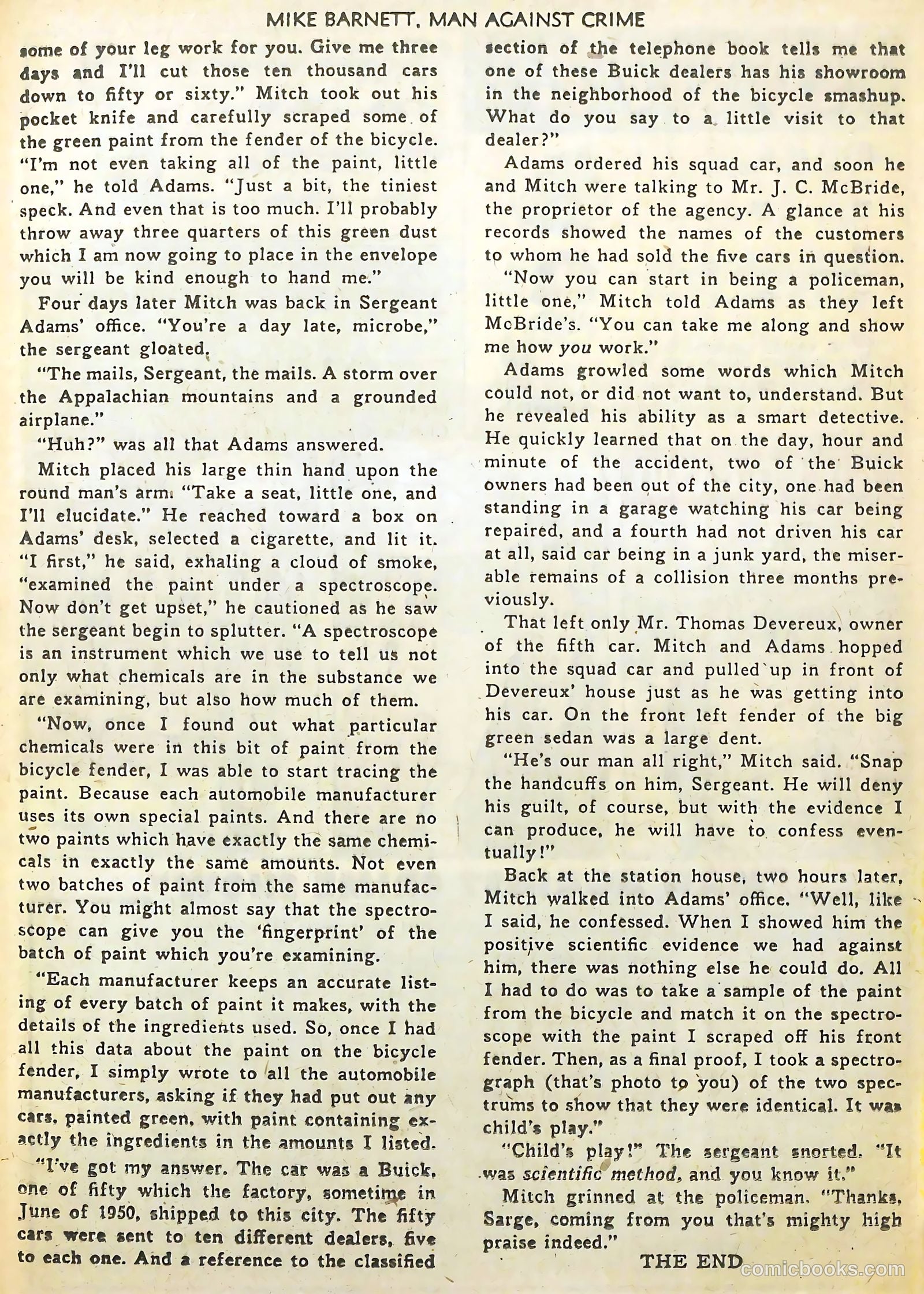 Mike Barnett, Man Against Crime #3 — page 21 of 36
