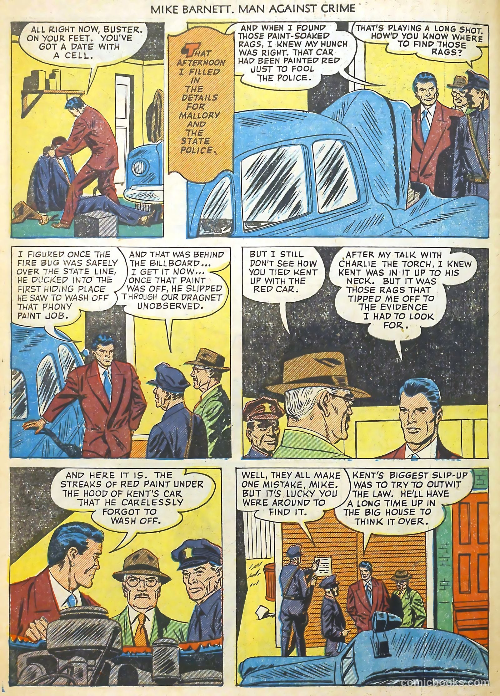 Mike Barnett, Man Against Crime #3 — page 34 of 36