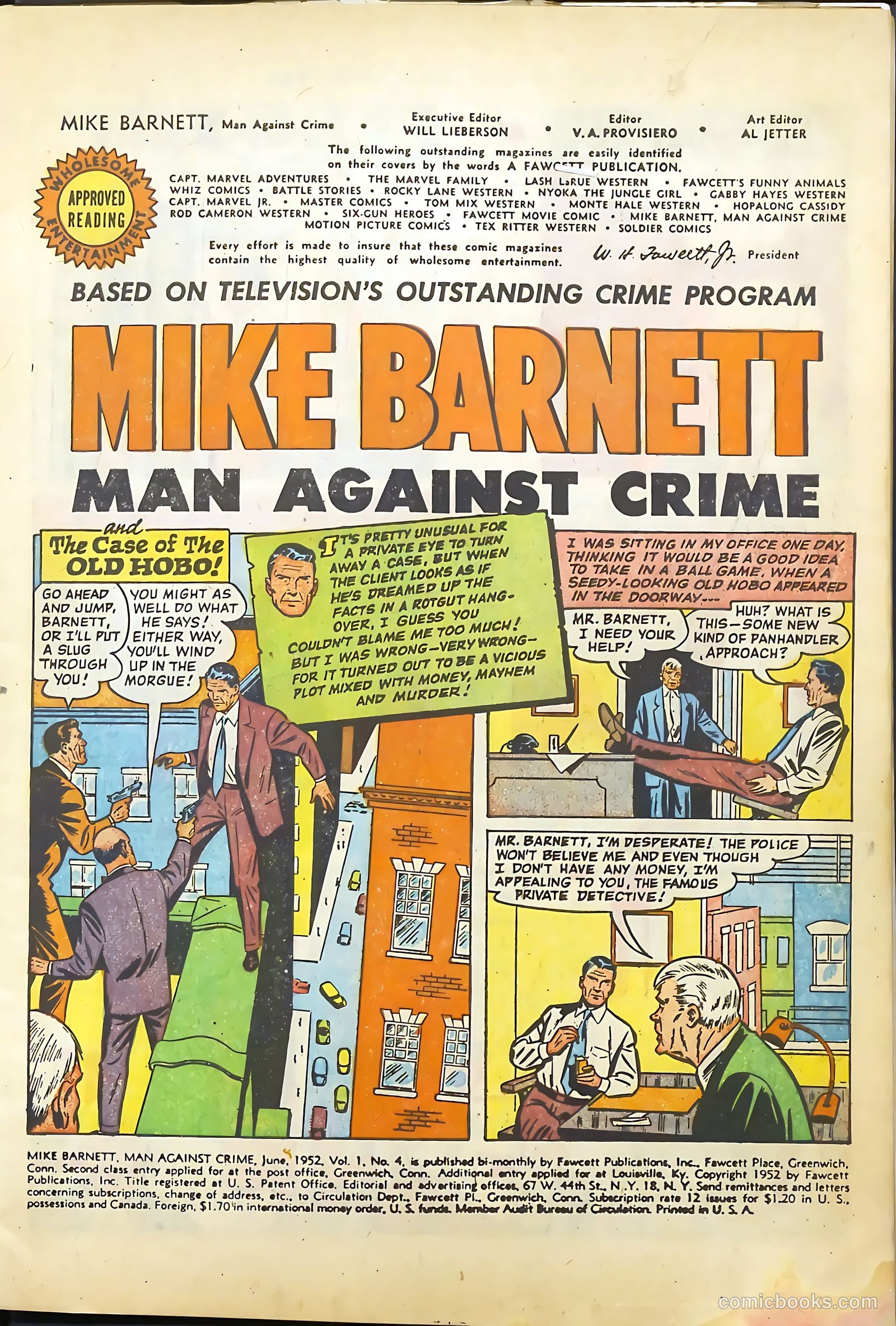 Mike Barnett, Man Against Crime #4 — page 3 of 36