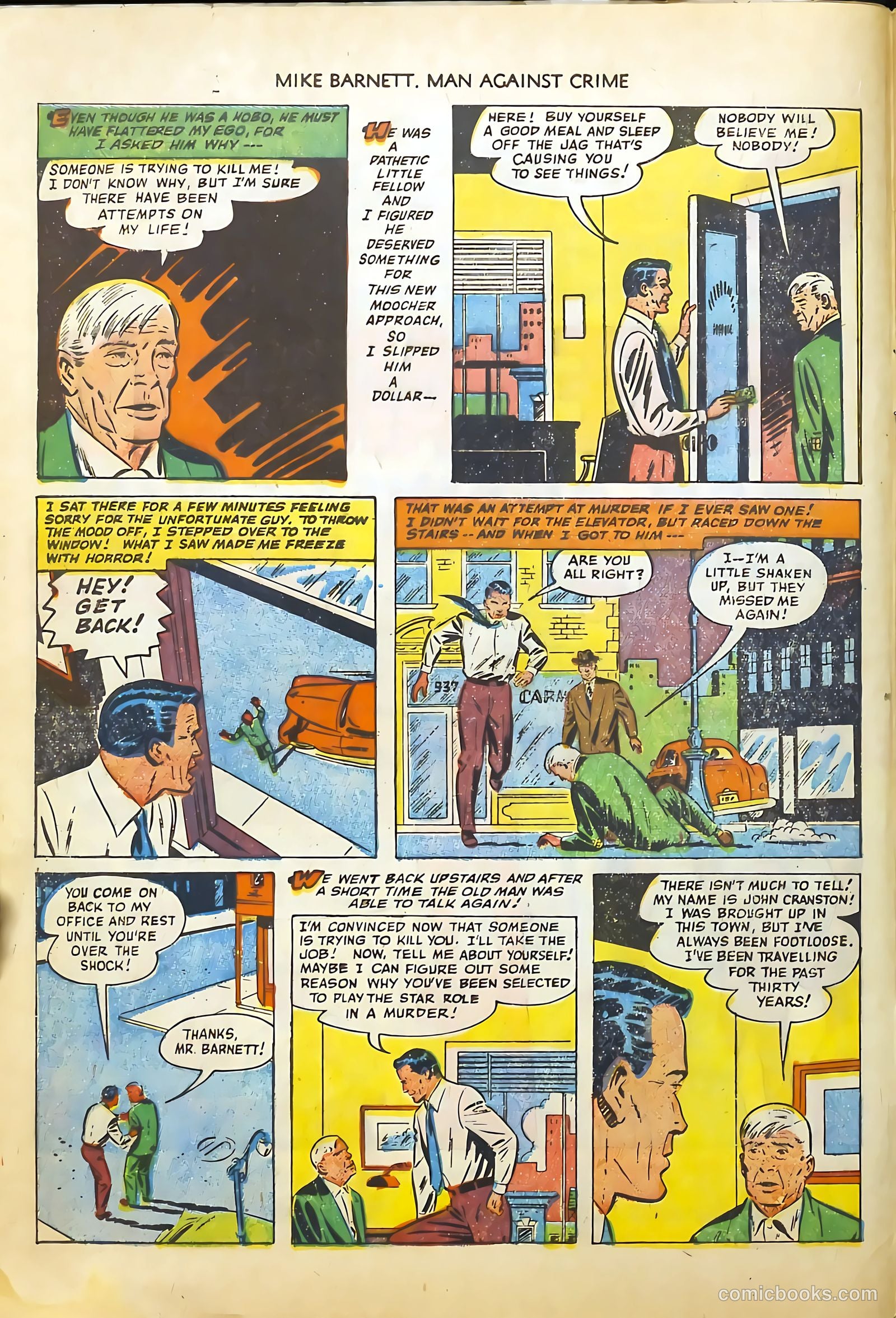Mike Barnett, Man Against Crime #4 — page 4 of 36