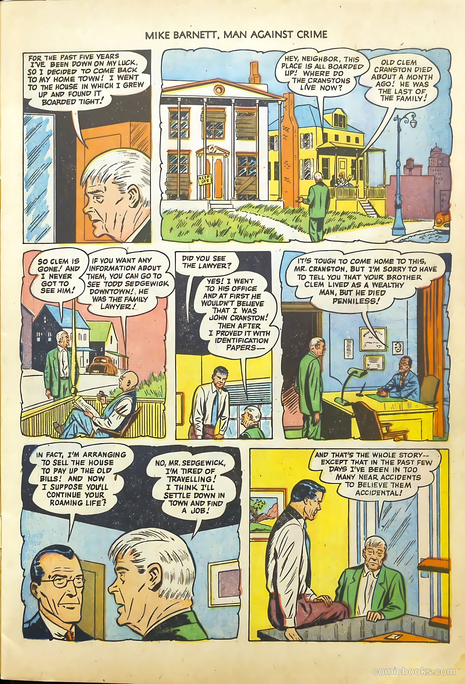 Mike Barnett, Man Against Crime #4 — page 5 of 36