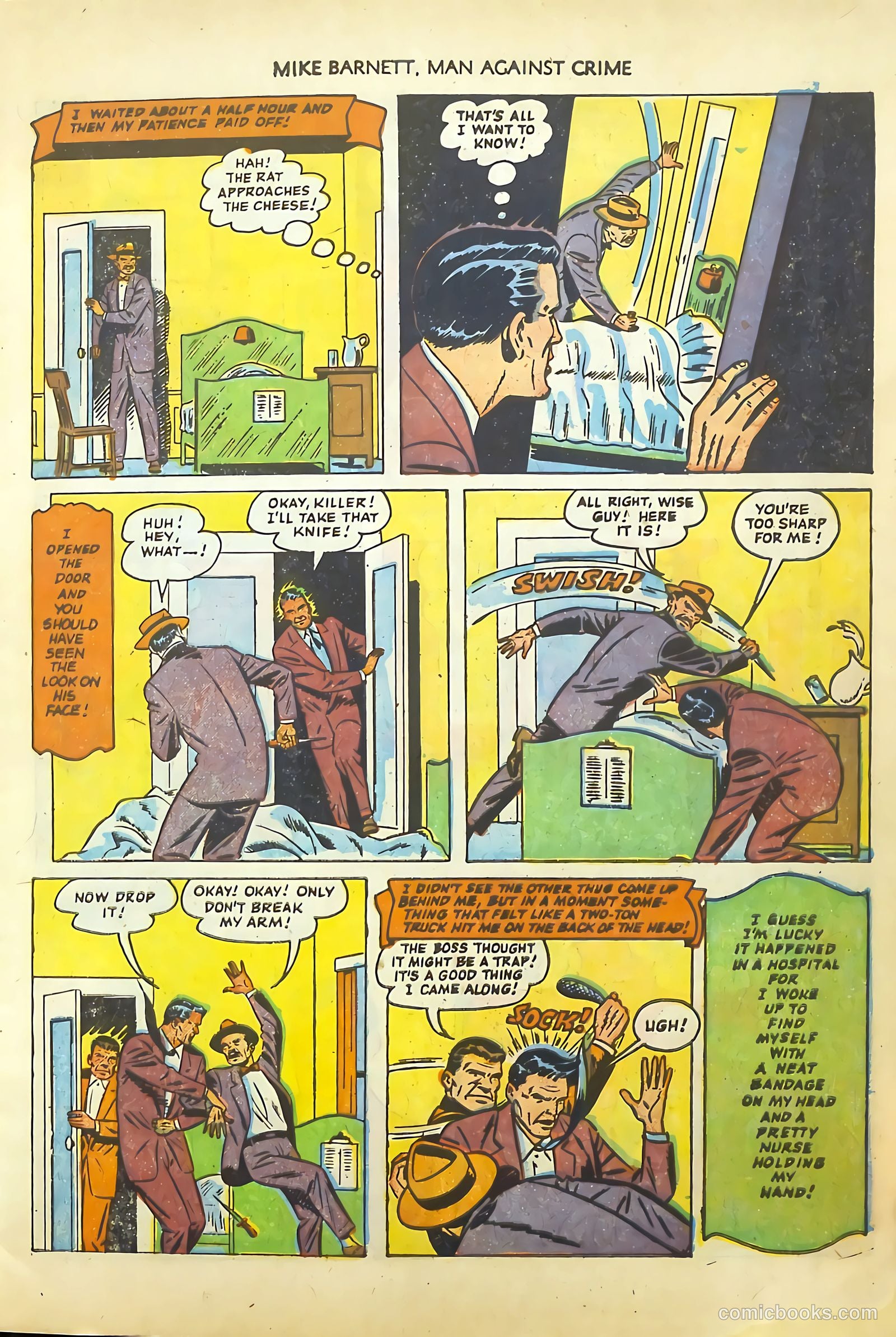 Mike Barnett, Man Against Crime #4 — page 7 of 36