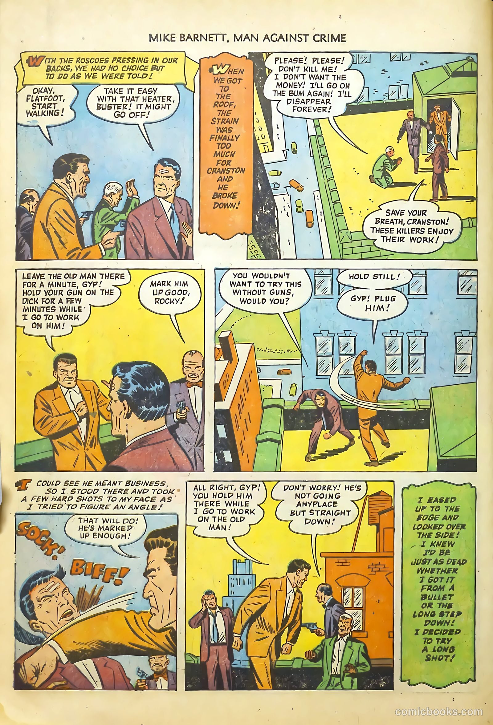 Mike Barnett, Man Against Crime #4 — page 10 of 36