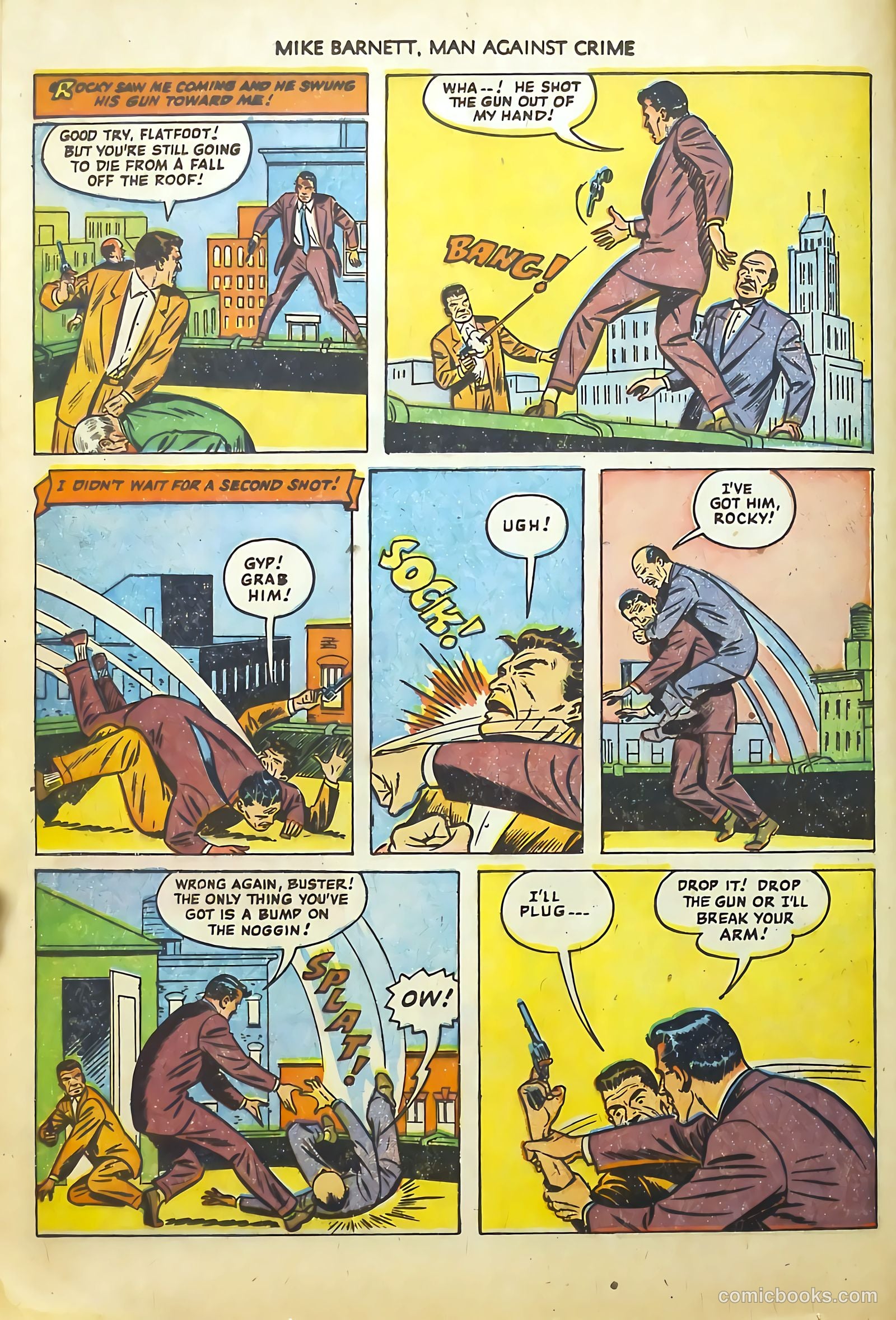 Mike Barnett, Man Against Crime #4 — page 12 of 36