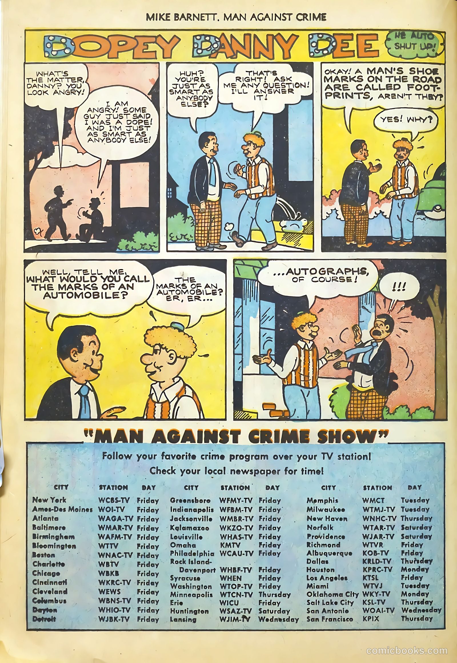 Mike Barnett, Man Against Crime #4 — page 14 of 36