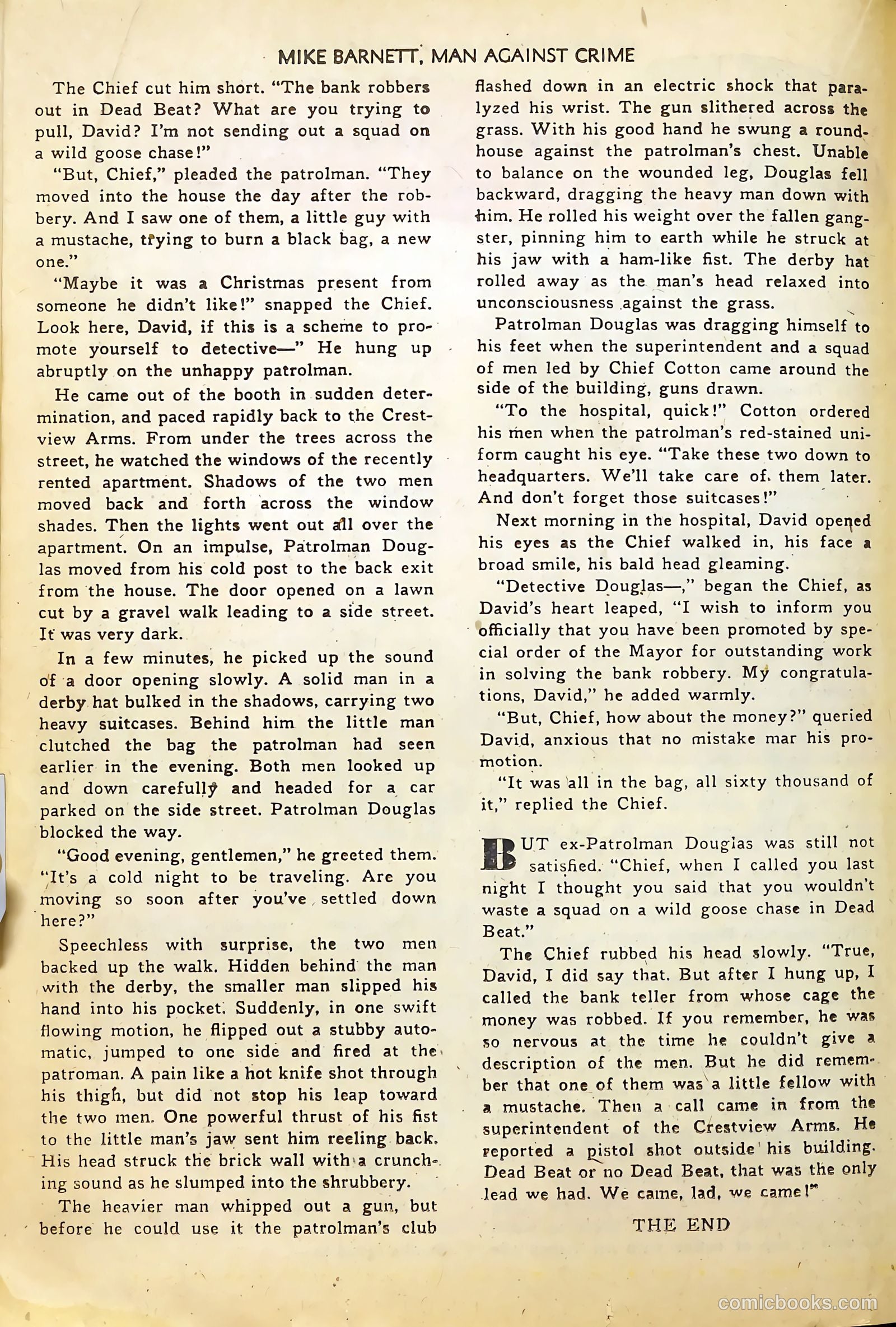 Mike Barnett, Man Against Crime #4 — page 18 of 36