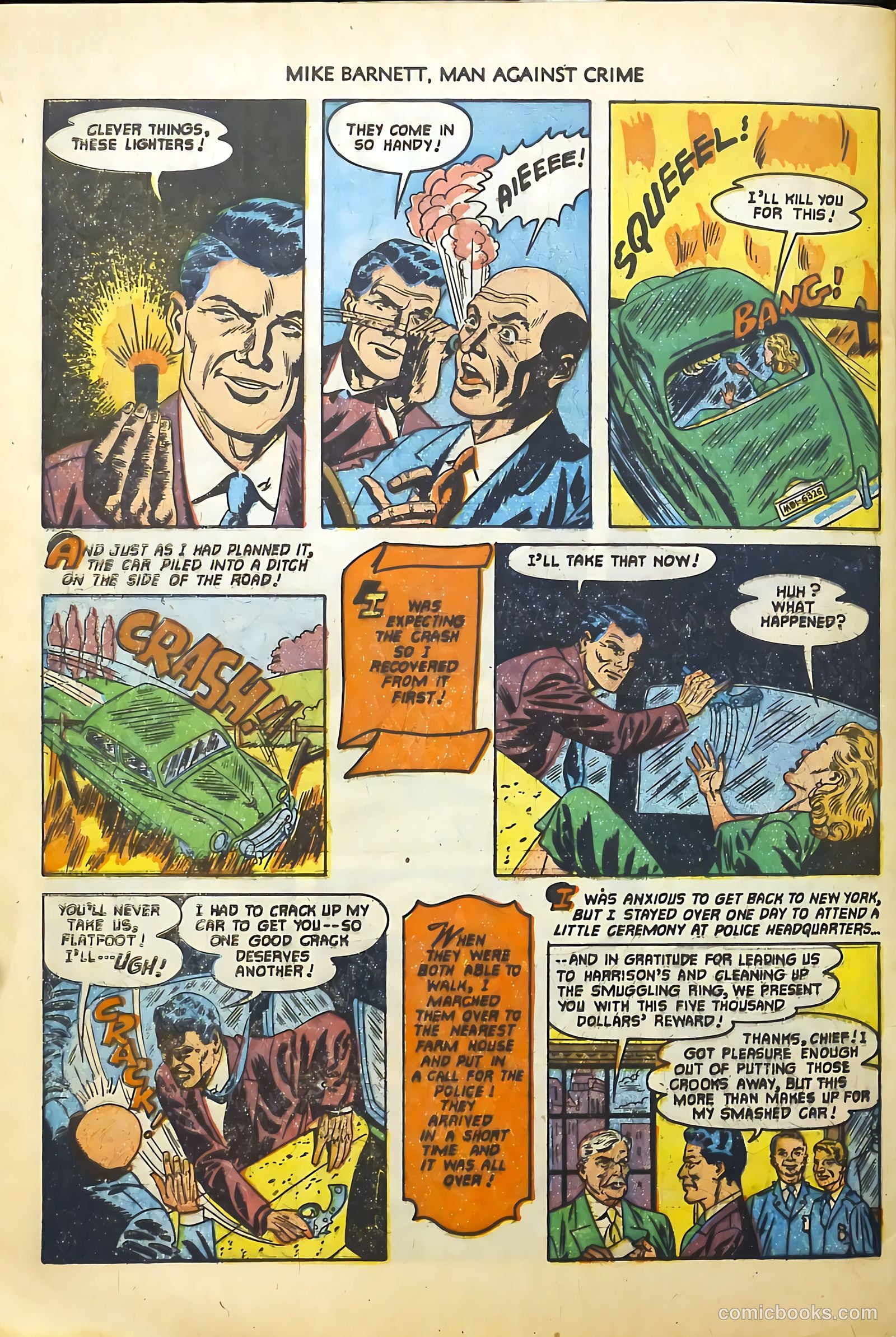 Mike Barnett, Man Against Crime #4 — page 32 of 36