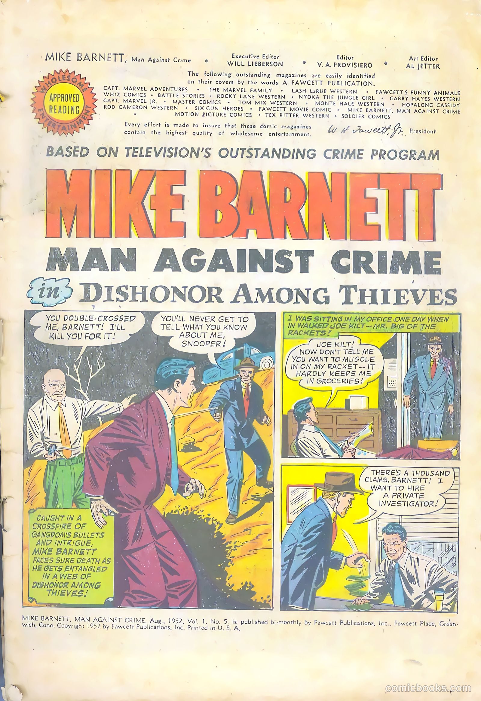 Mike Barnett, Man Against Crime #5 — page 3 of 36