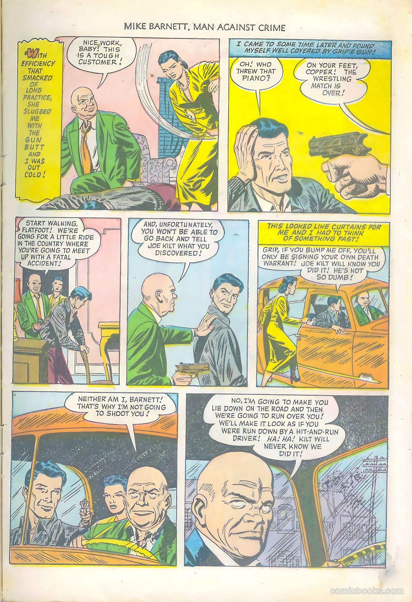 Mike Barnett, Man Against Crime #5 — page 9 of 36