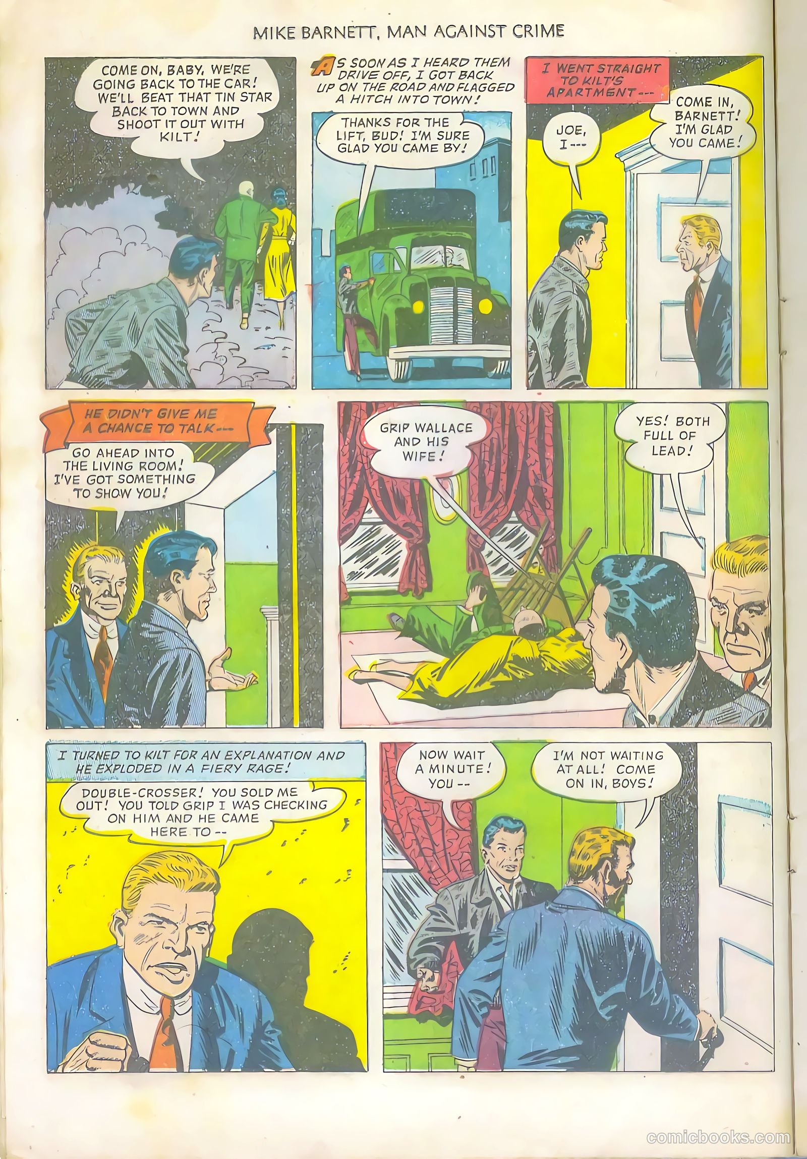 Mike Barnett, Man Against Crime #5 — page 12 of 36