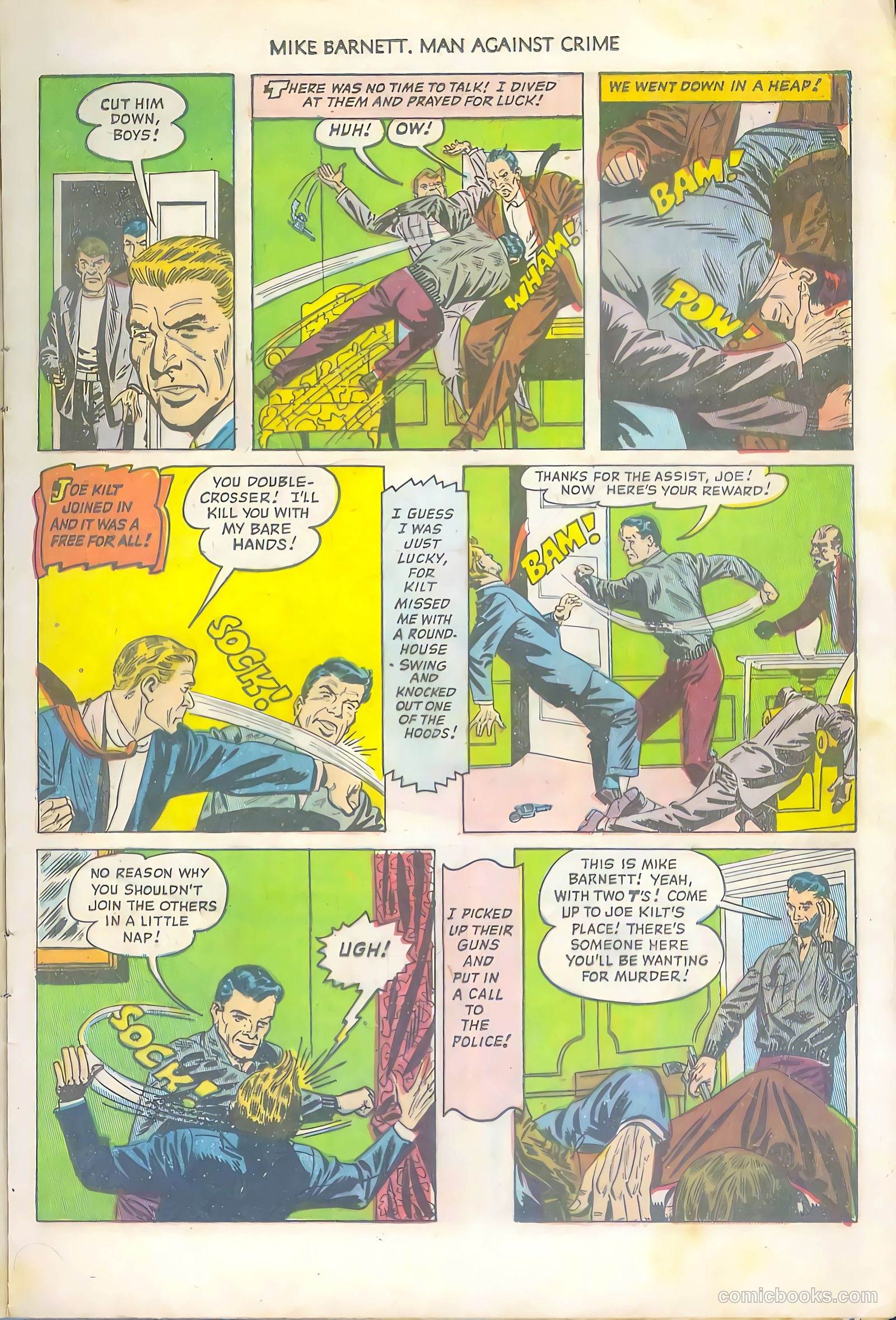 Mike Barnett, Man Against Crime #5 — page 13 of 36