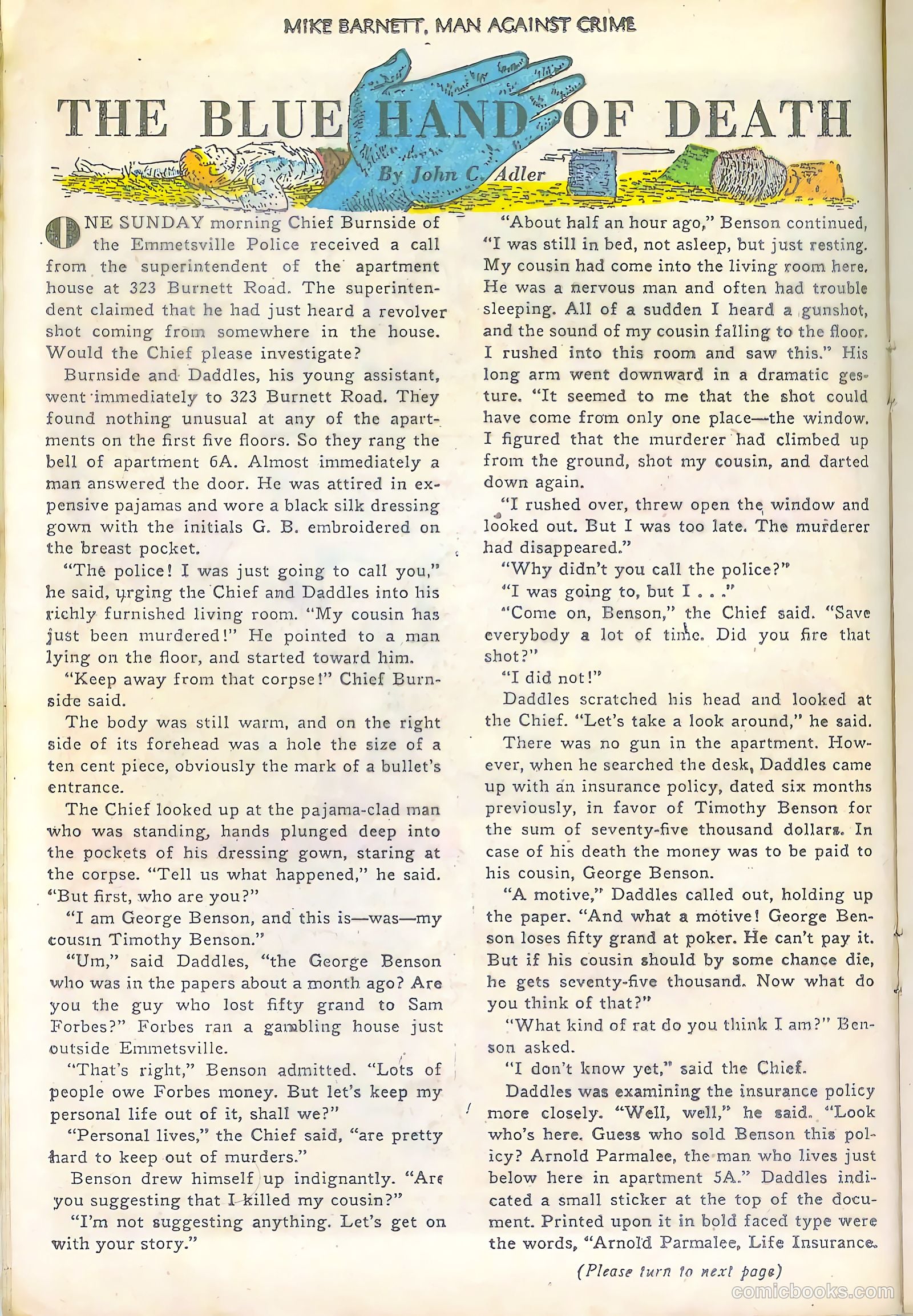 Mike Barnett, Man Against Crime #5 — page 16 of 36