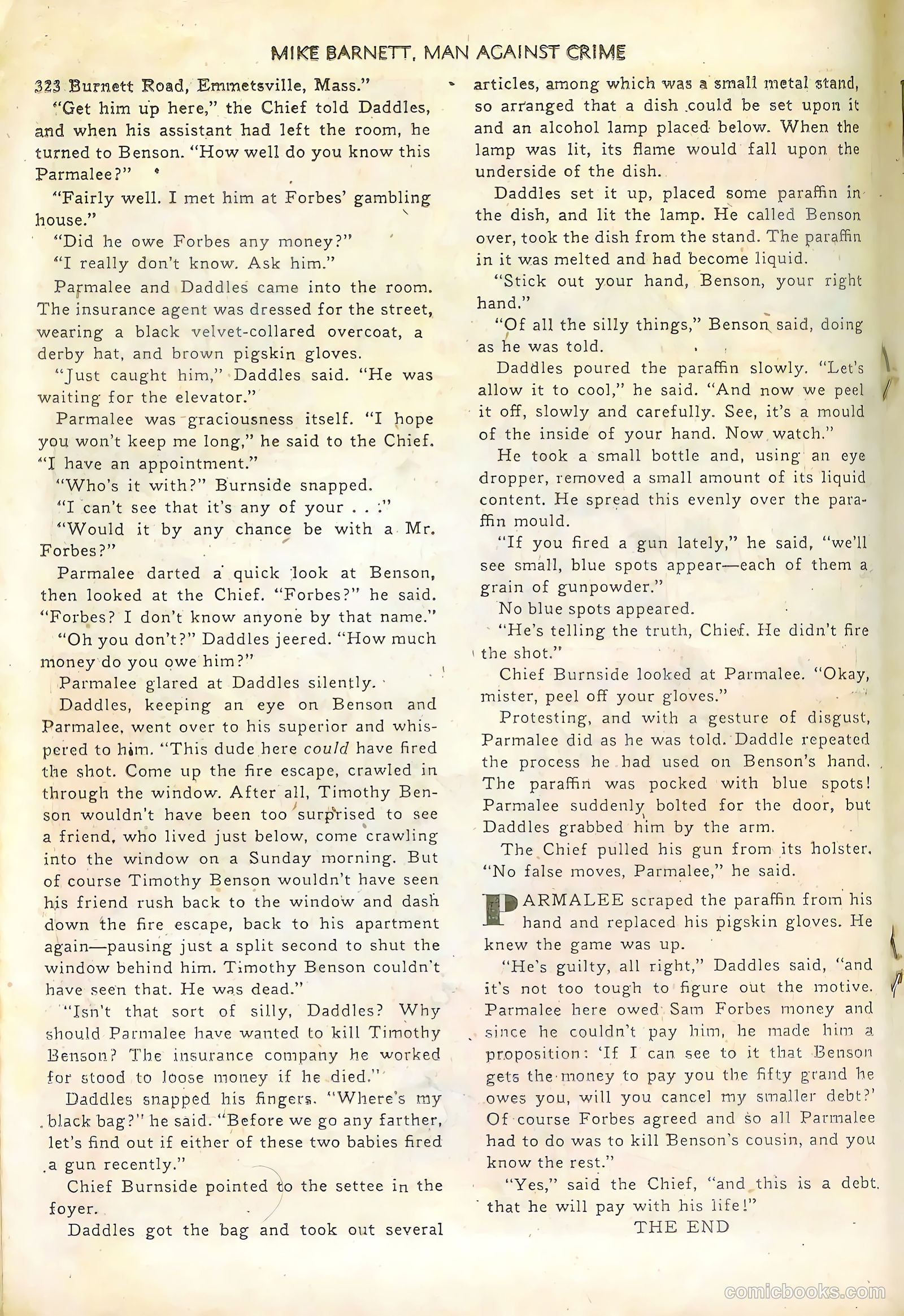 Mike Barnett, Man Against Crime #5 — page 18 of 36