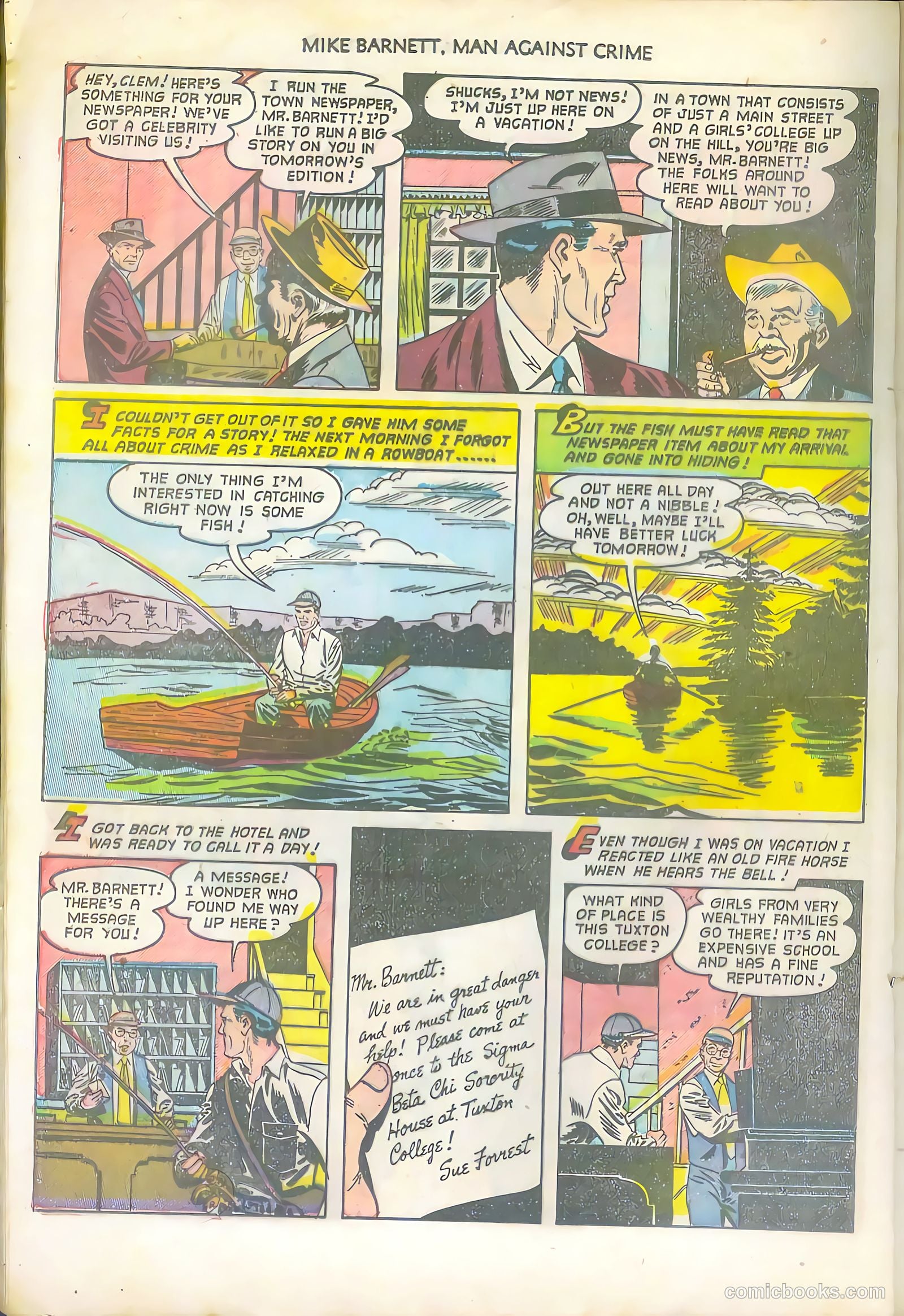 Mike Barnett, Man Against Crime #5 — page 20 of 36