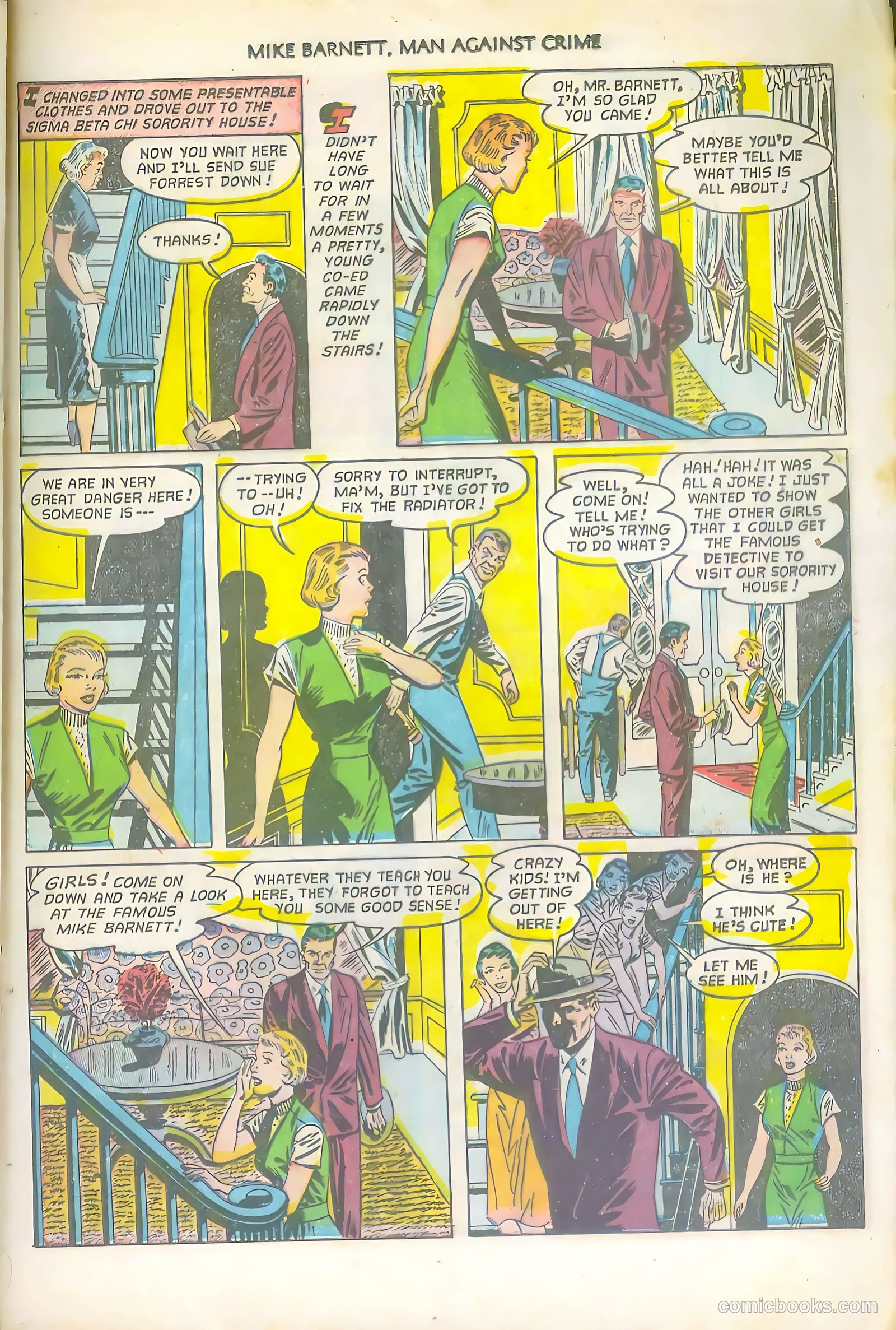 Mike Barnett, Man Against Crime #5 — page 21 of 36