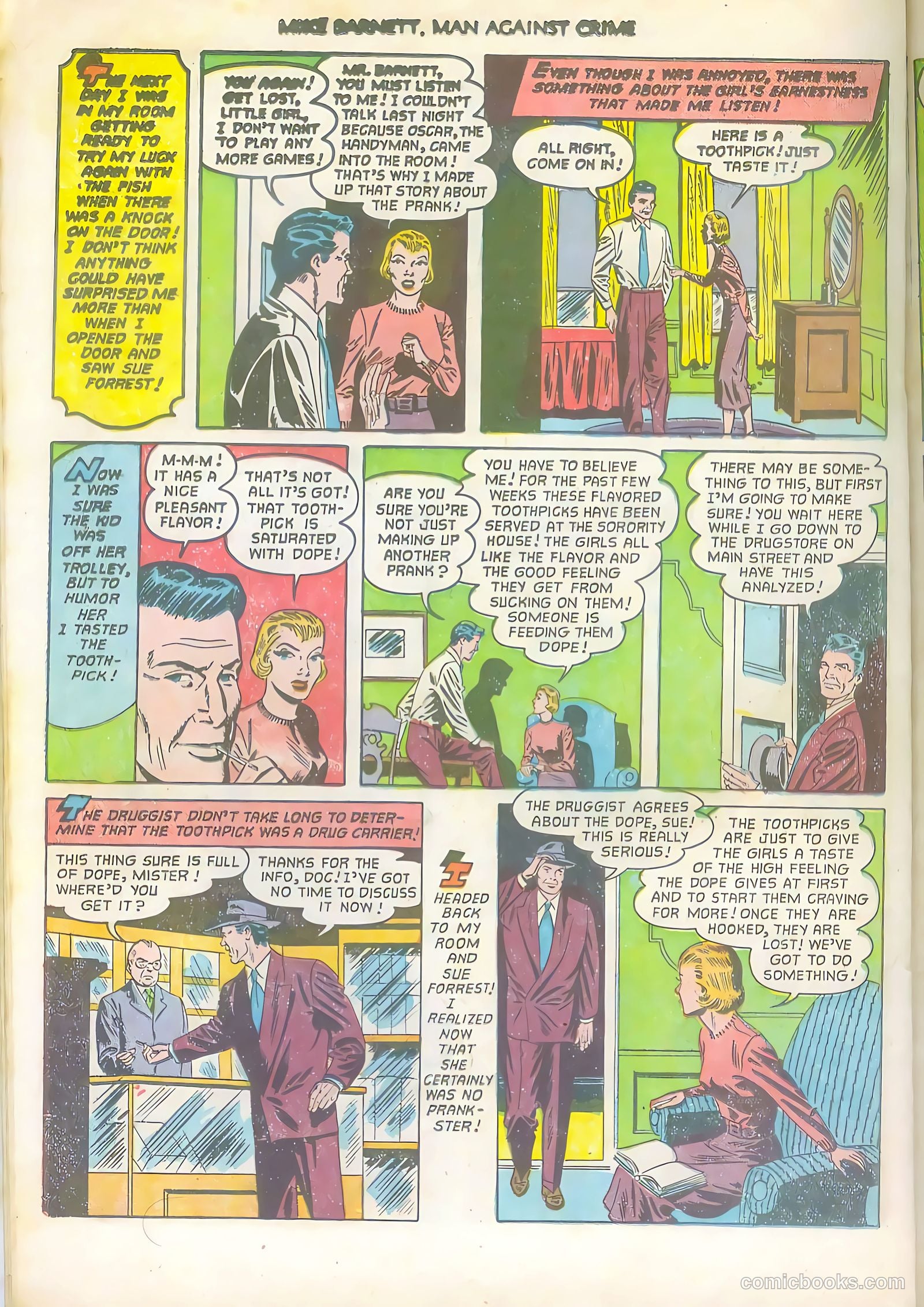 Mike Barnett, Man Against Crime #5 — page 22 of 36