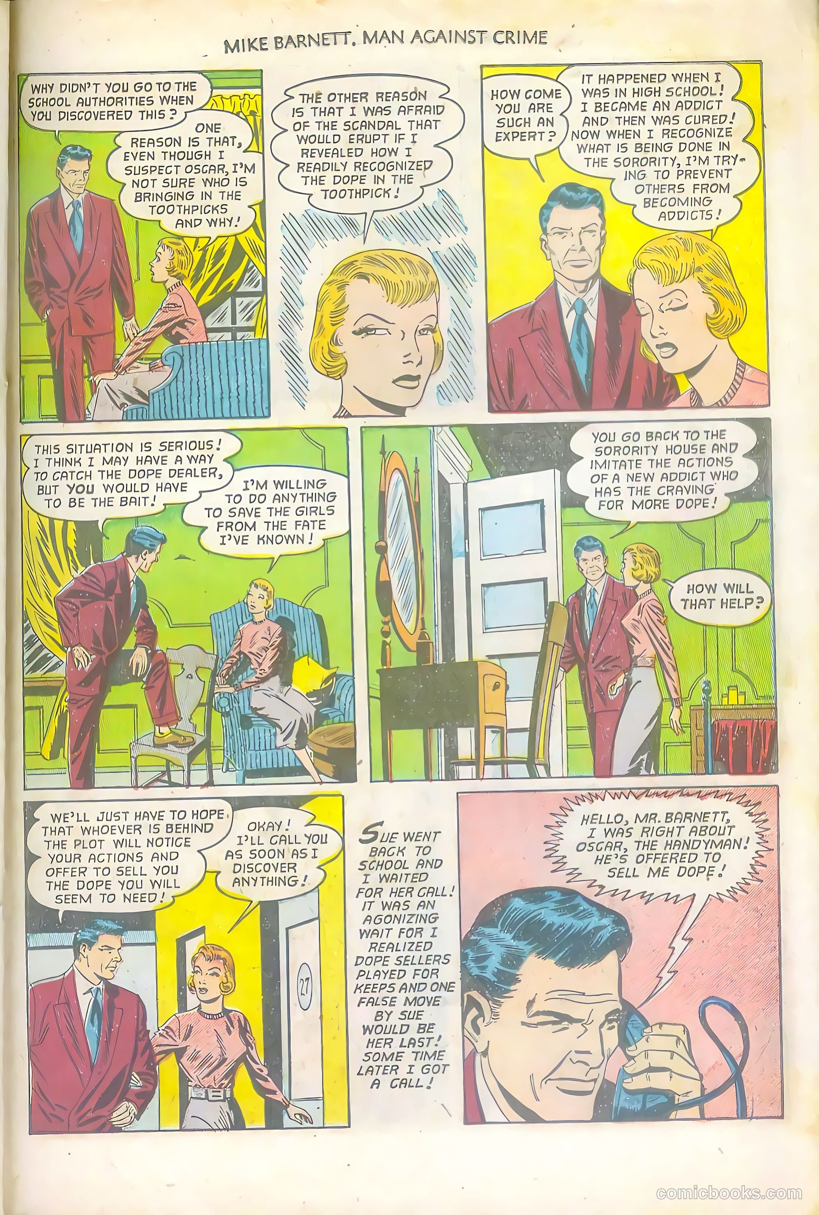 Mike Barnett, Man Against Crime #5 — page 23 of 36