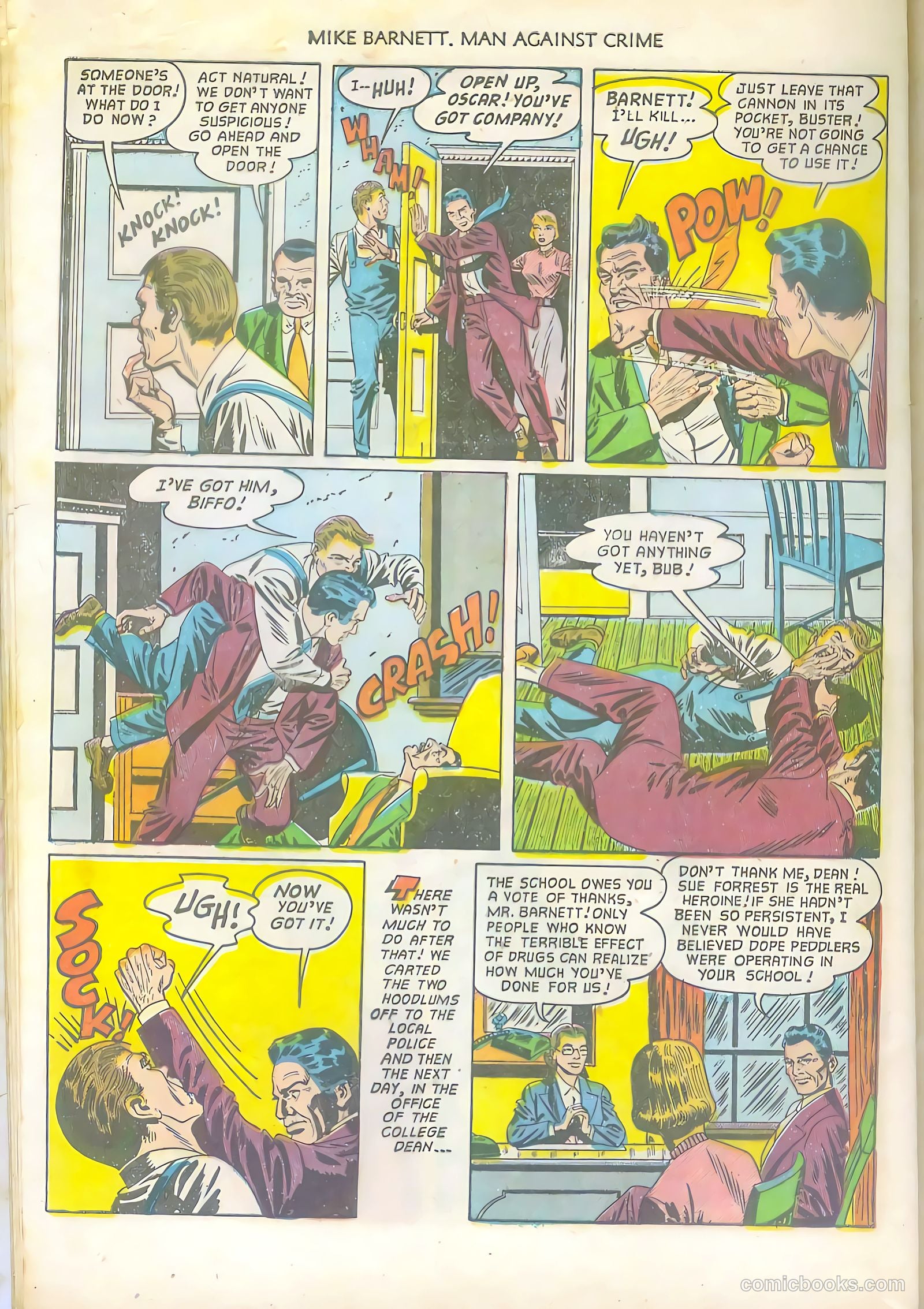 Mike Barnett, Man Against Crime #5 — page 28 of 36